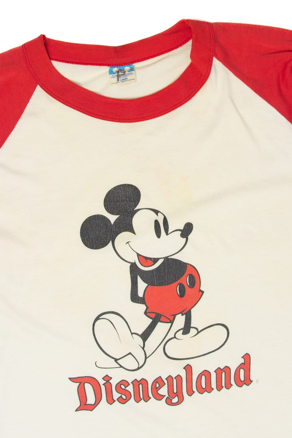 Vintage Distressed Disneyland Mickey Mouse T-Shirt (1980s)