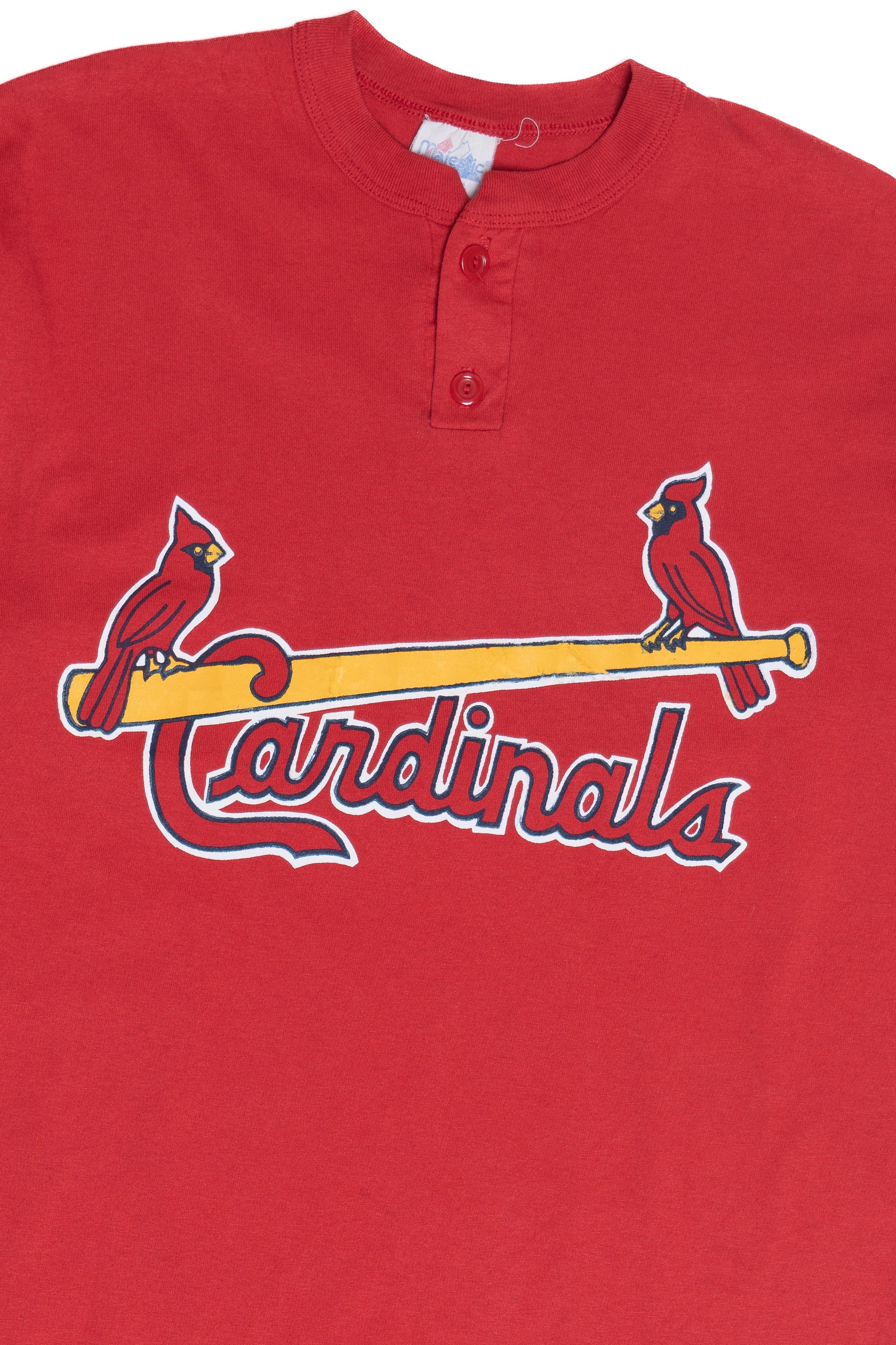 St. Louis Cardinals Bowden #42 Two Button T-Shirt