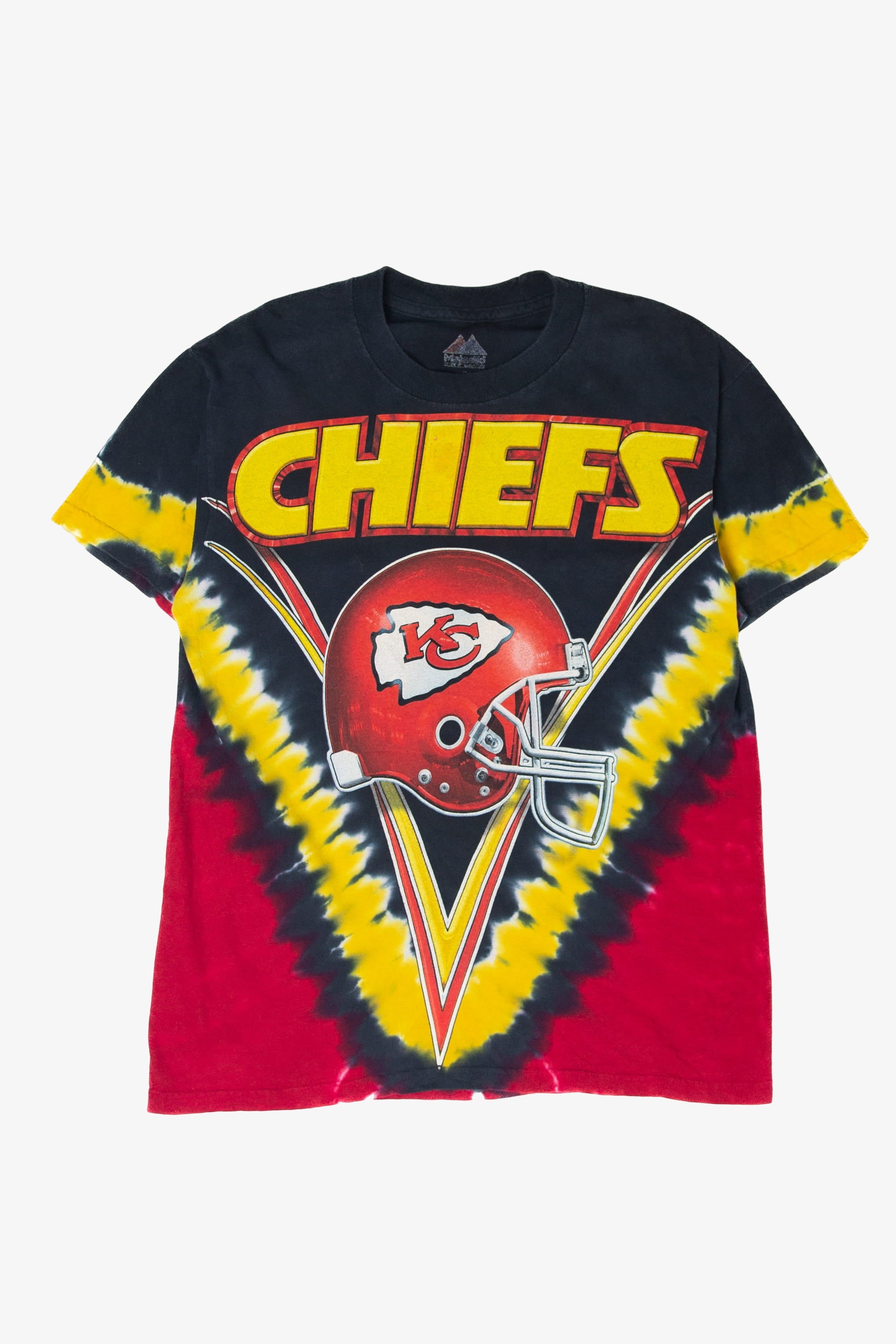 Recycled Tie-Dye Kansas City Chiefs Majestic T-Shirt