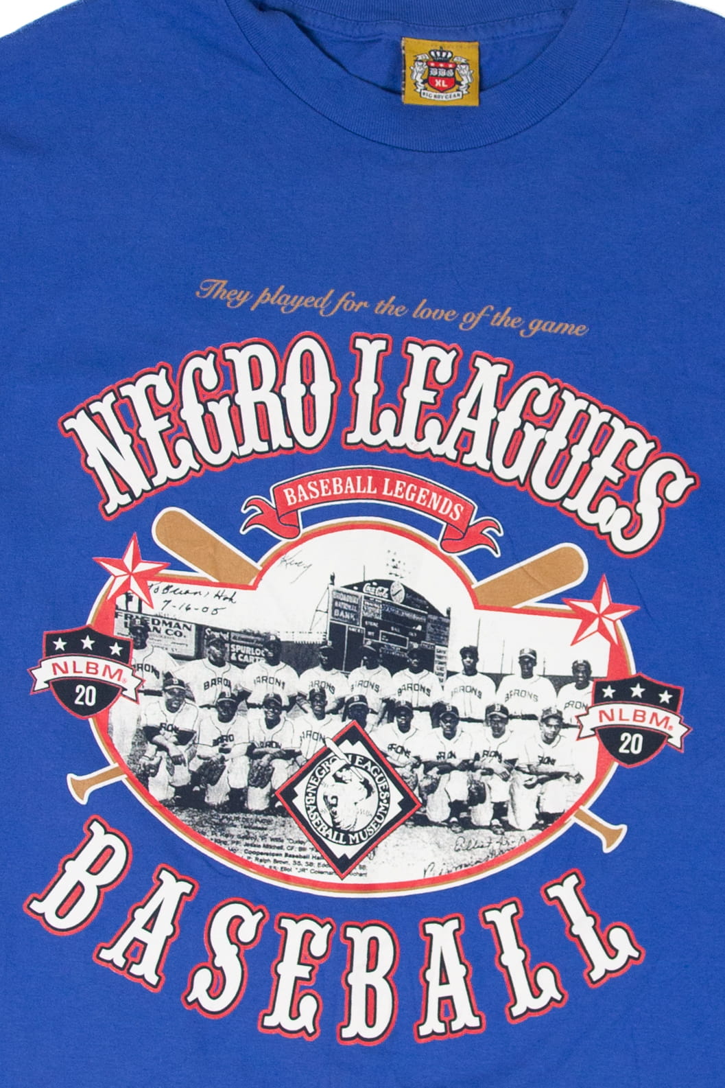 Vintage Negro Leagues Baseball Museum Long Sleeve T-Shirt (1990s)