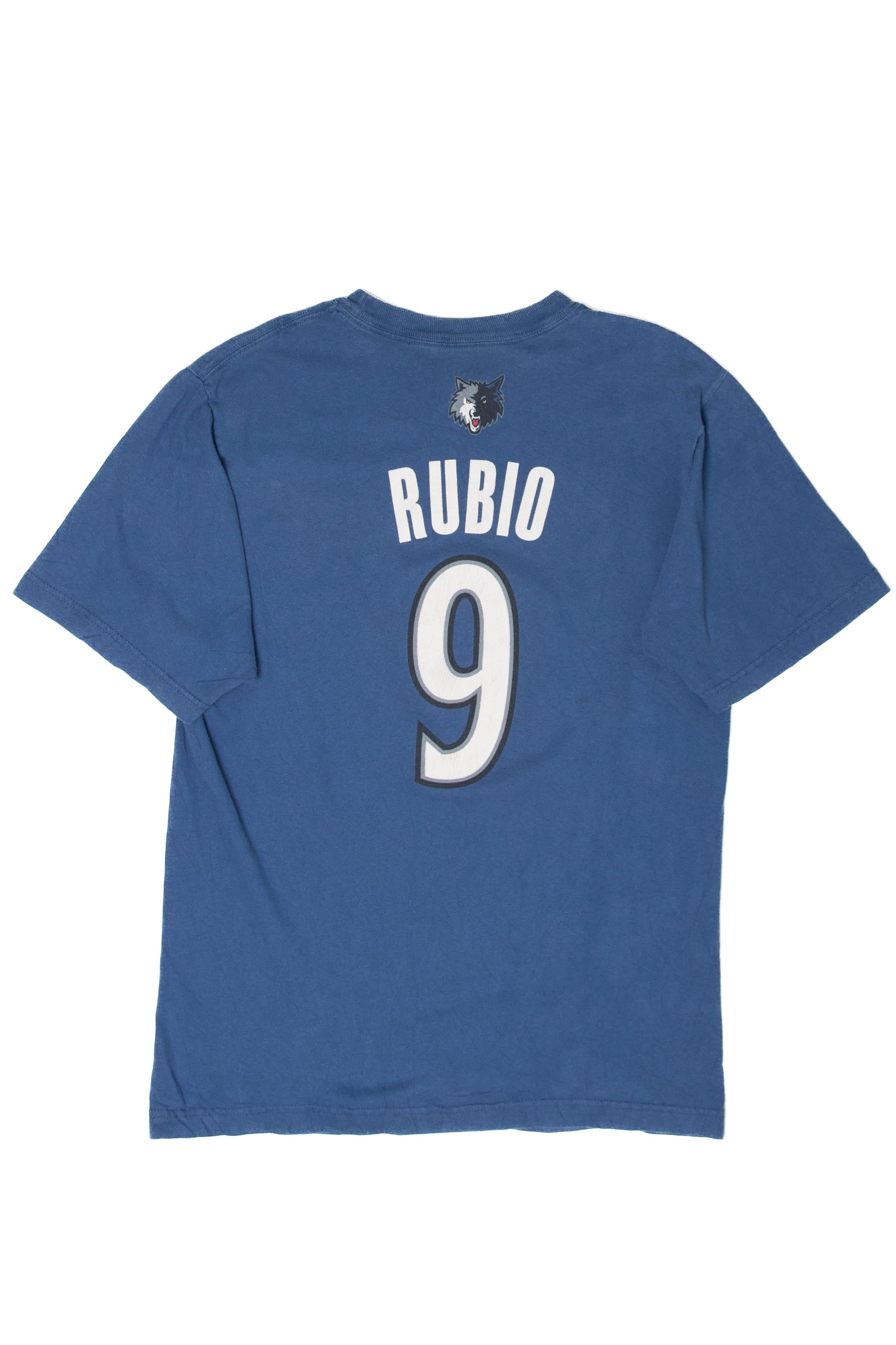 Recycled Minnesota Timberwolves Ricky Rubio #9 NBA T-Shirt (2010s)