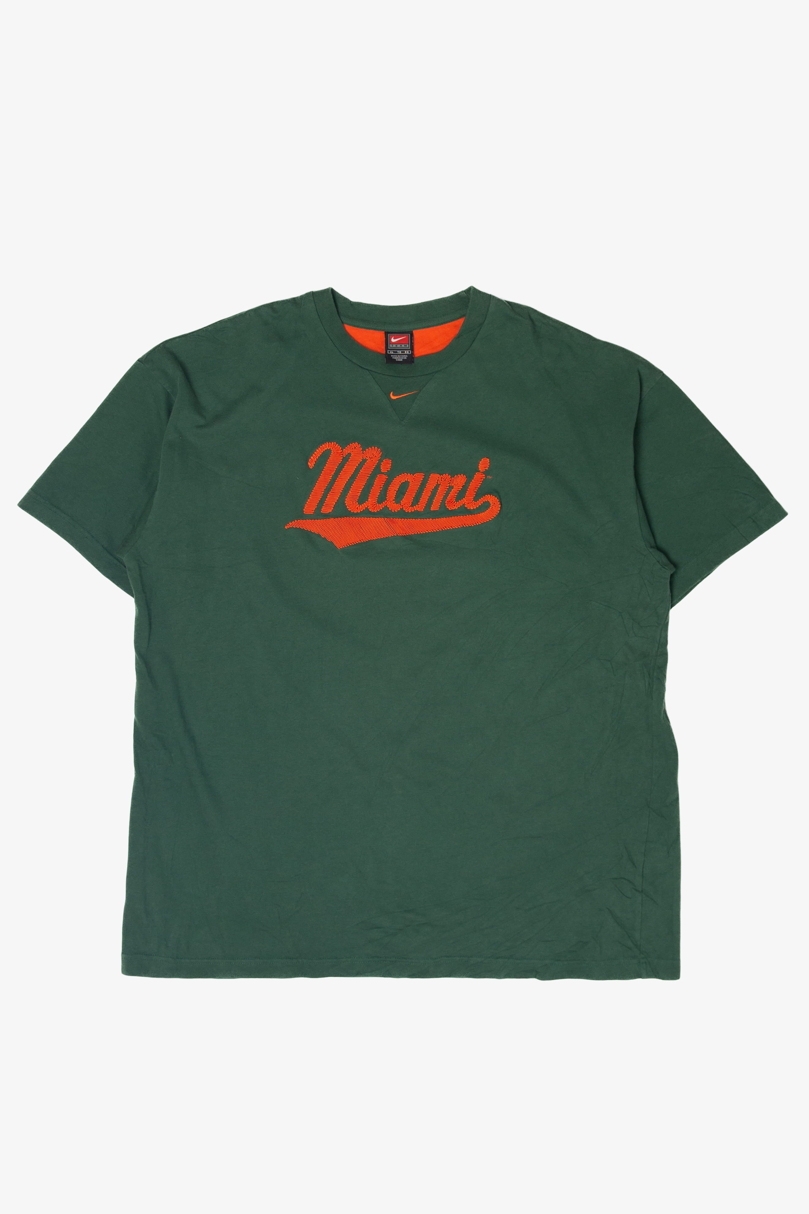 Recycled Miami U Embroidered Nike T-Shirt