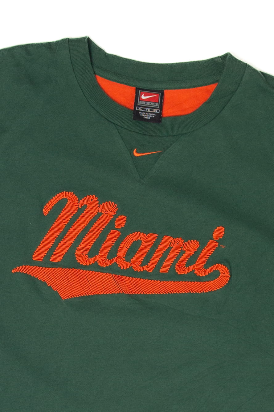 Recycled Miami U Embroidered Nike T-Shirt