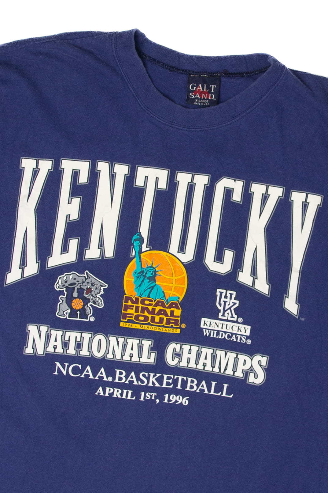 Vintage Kentucky NCAA Basketball Champs T-Shirt (1990s)