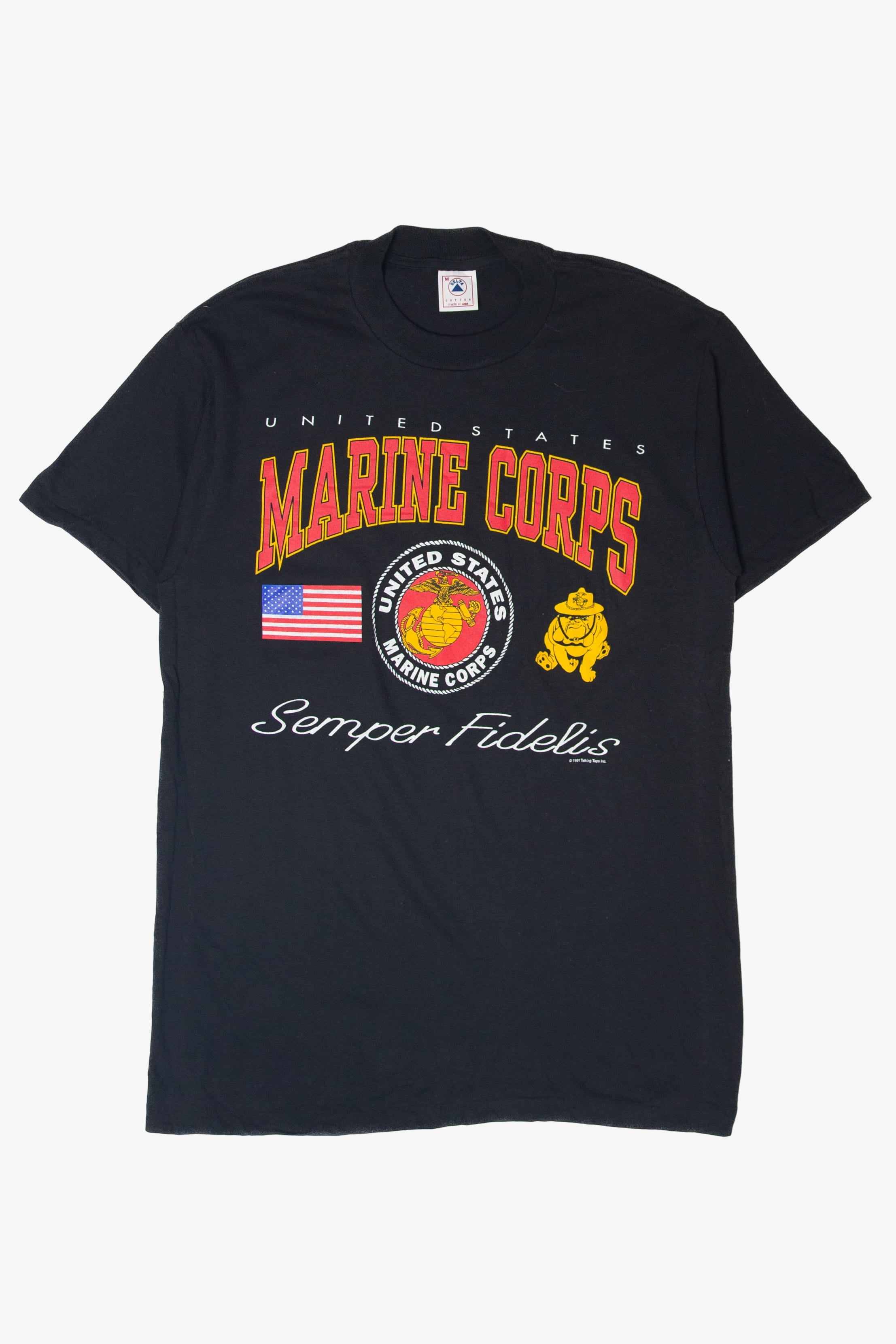 Vintage Marine Corps Semper Fidelis T-Shirt (1990s)