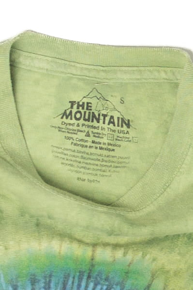 Recycled Tie Dye Peace Sign T-Shirt