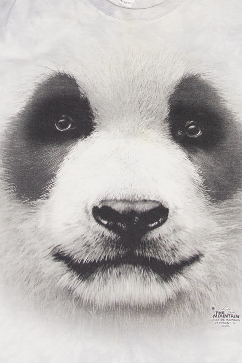 Recycled Panda Face T-Shirt