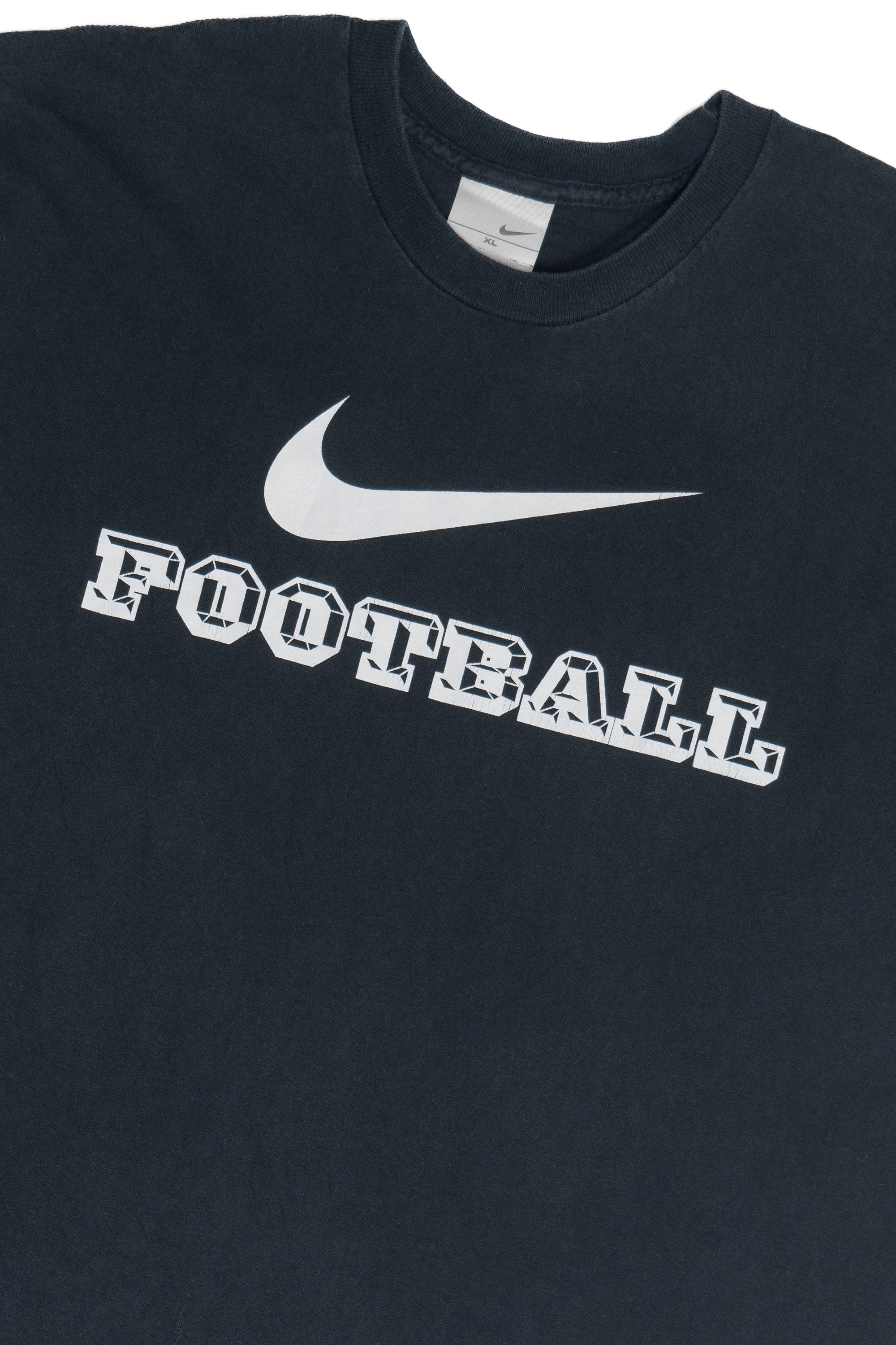 Vintage Nike Swoosh Logo "Football" T-Shirt (2000s)