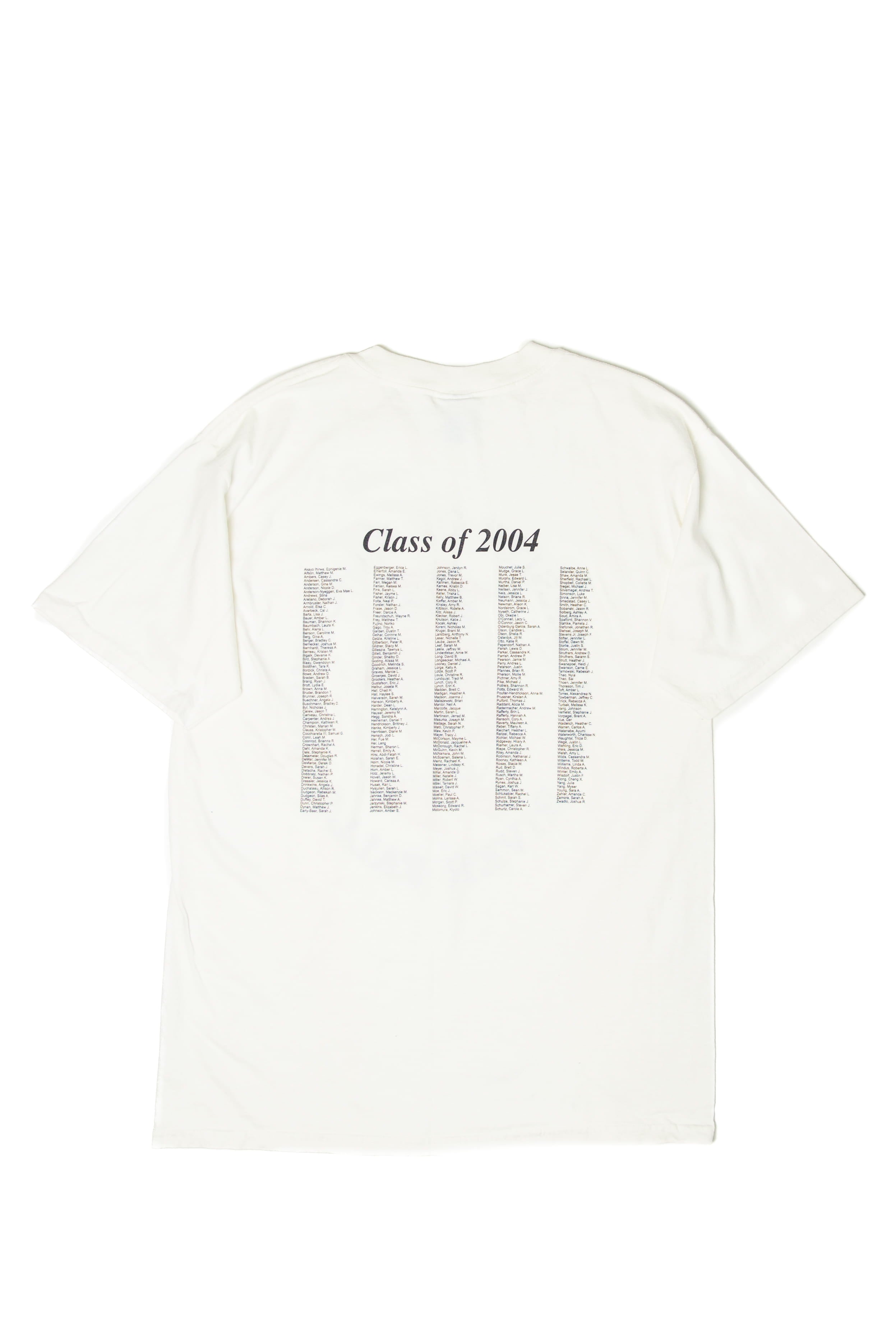 Vintage University Of Wisconsin River Falls Class Of 2004 T-Shirt (2000s)