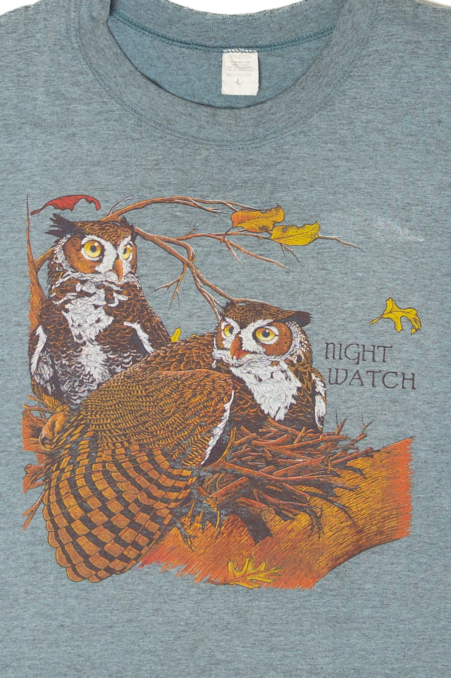 Vintage Owls "Night Watch" T-Shirt (1990s)