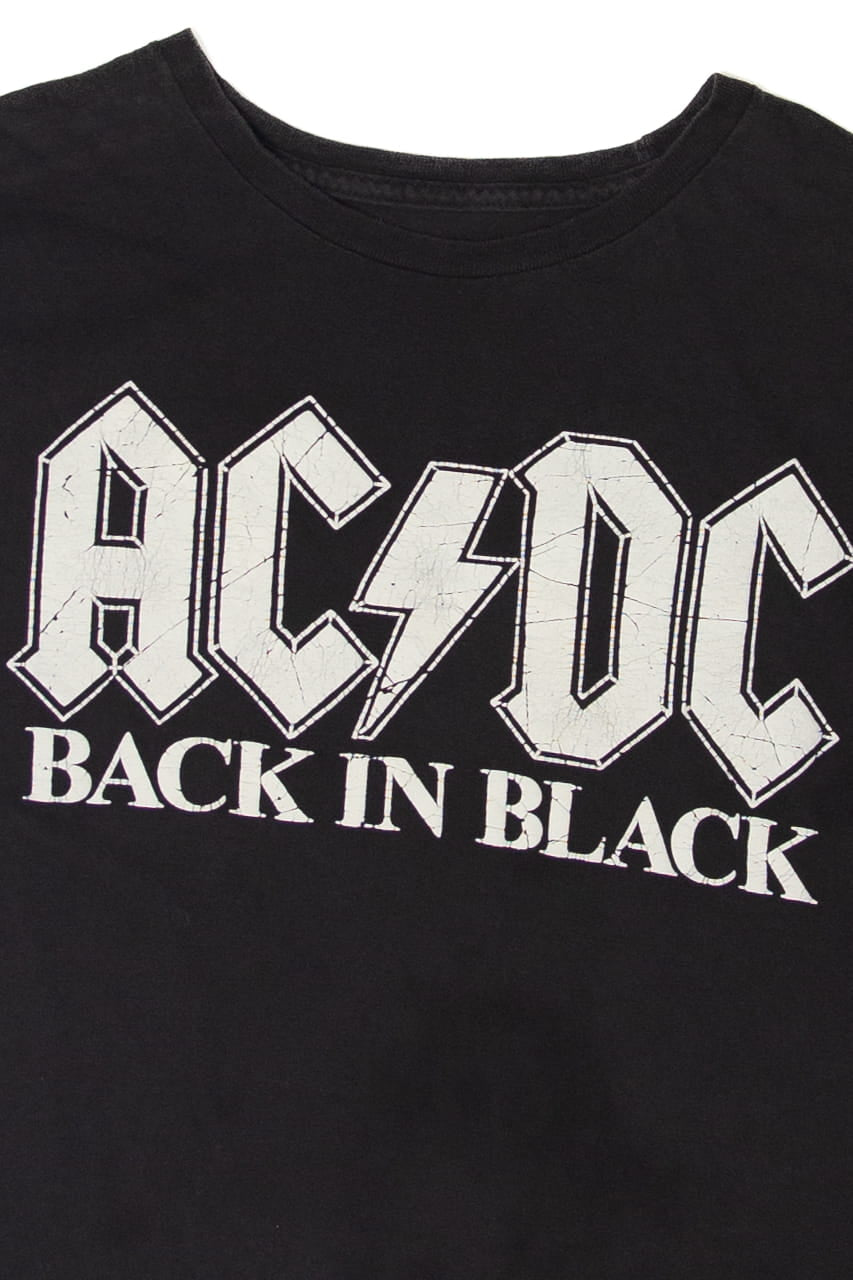 Recycled ACDC Back In Black T-Shirt (2020s)