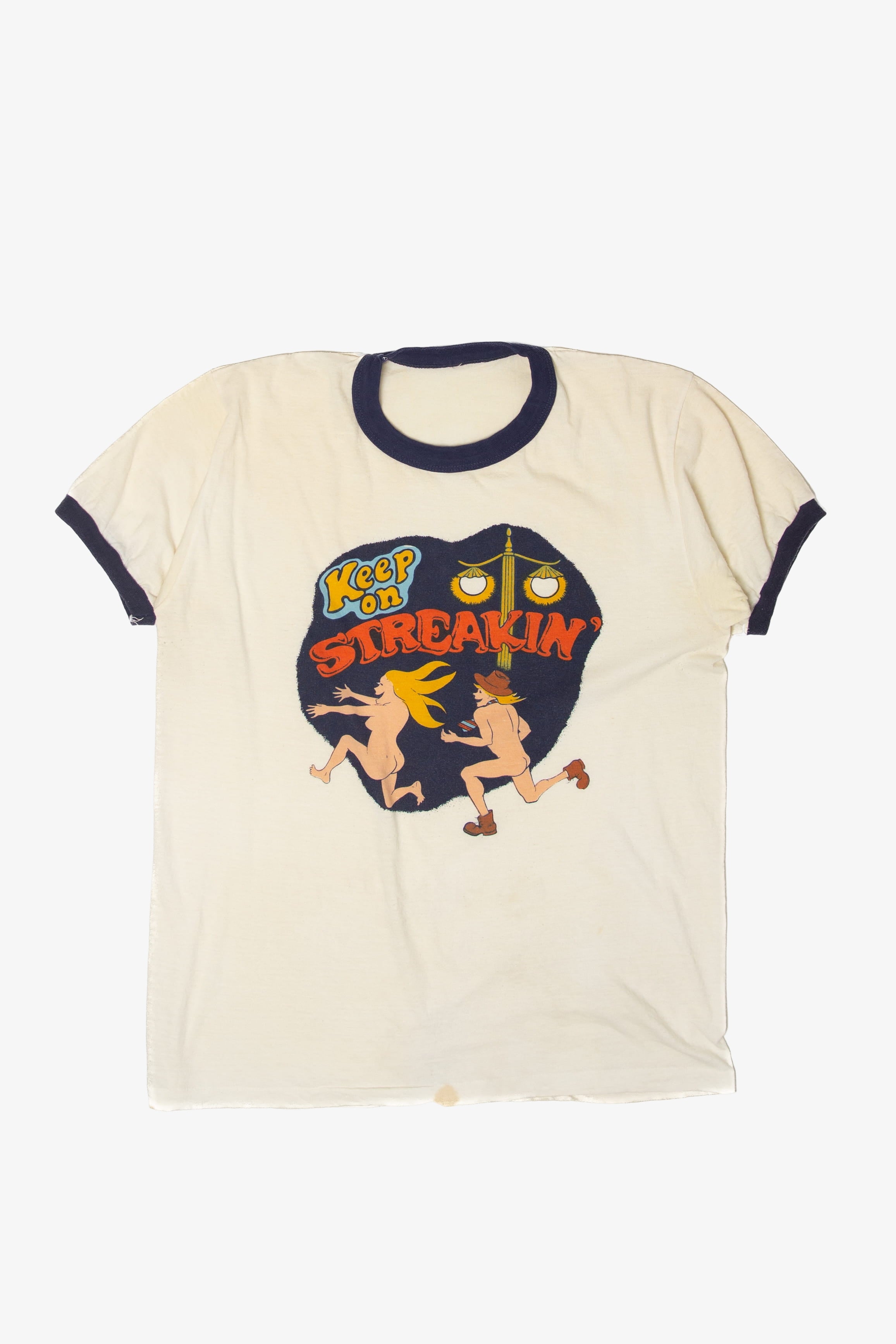 Vintage Keep On Streakin' Ringer T-Shirt (1970s)