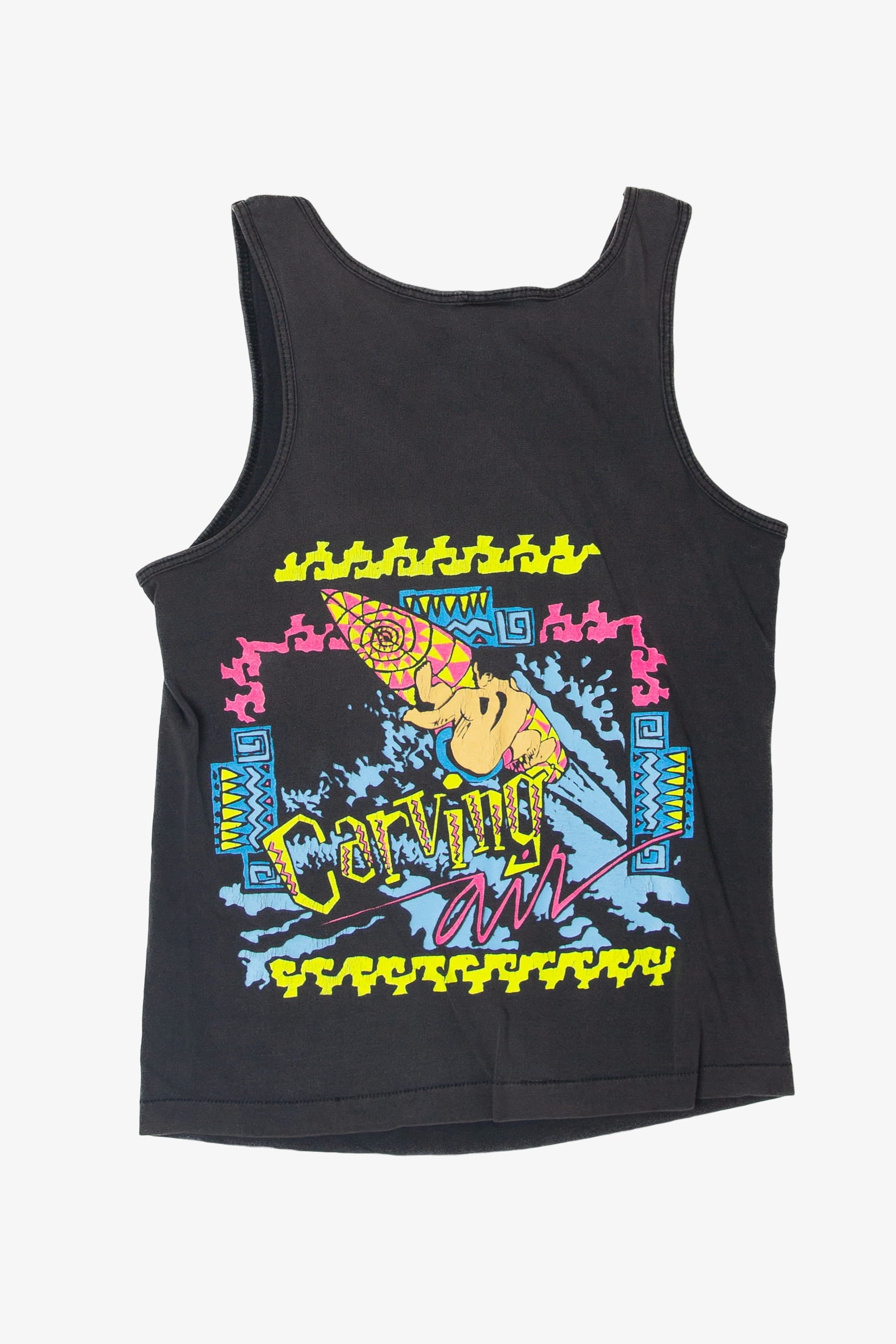 Vintage "Carving Air" Surf Sleeveless T-Shirt (1980s)