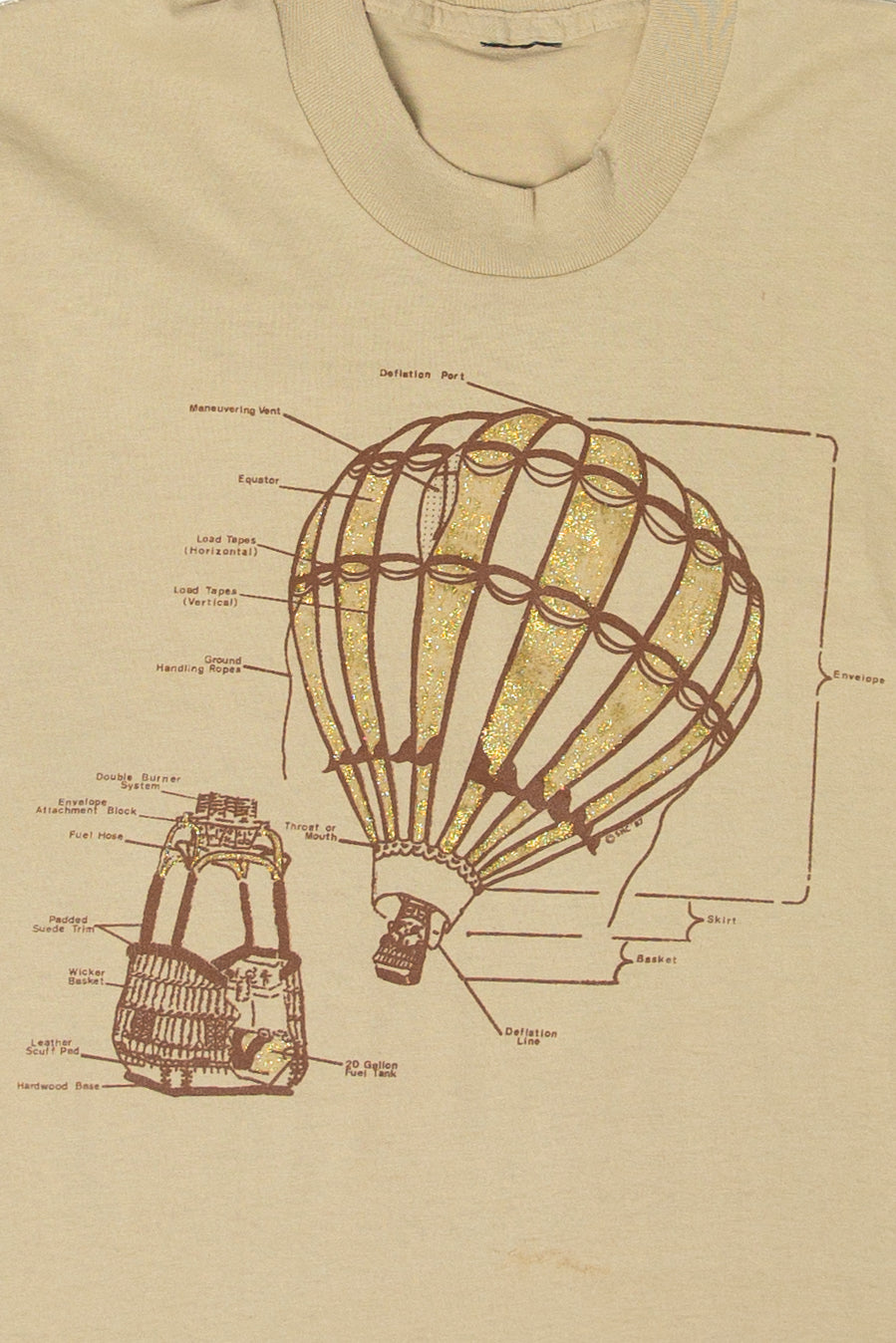 Vintage Hot Air Balloon T-Shirt (1990s)