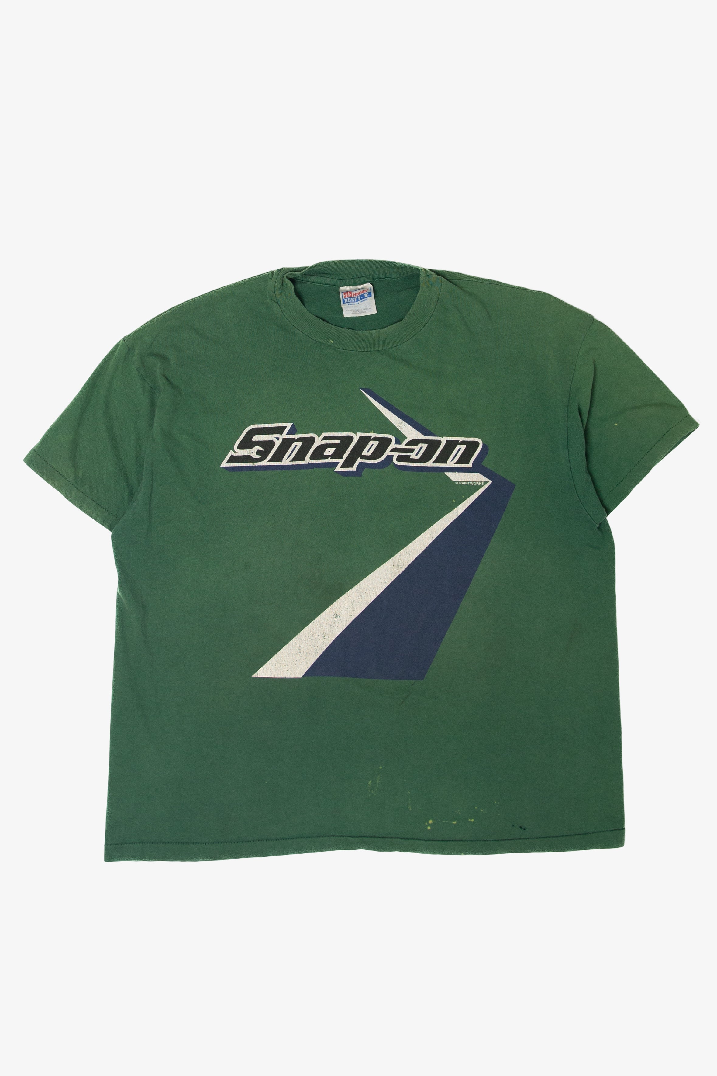 Vintage Distressed Snap-On T-Shirt (1990s)