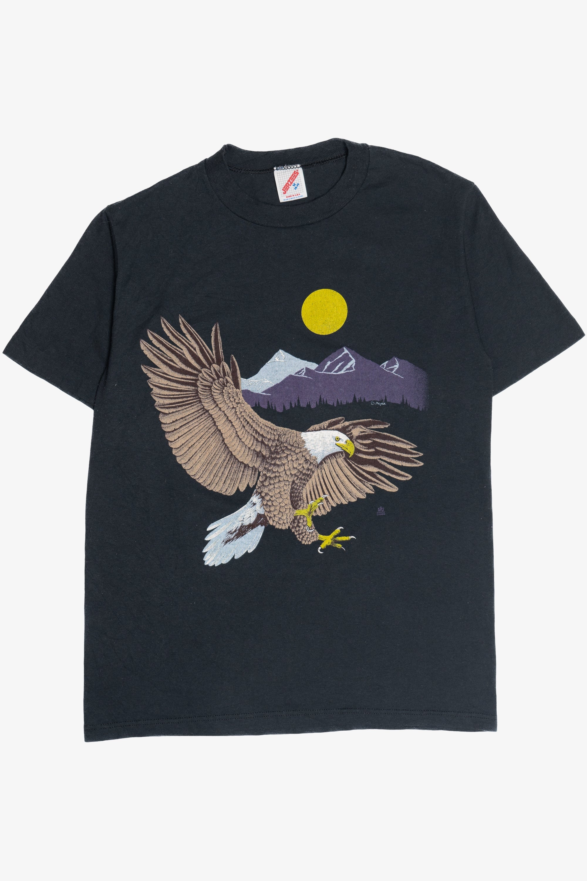 Vintage Eagle Moon Single Stitch T-Shirt (1990s)