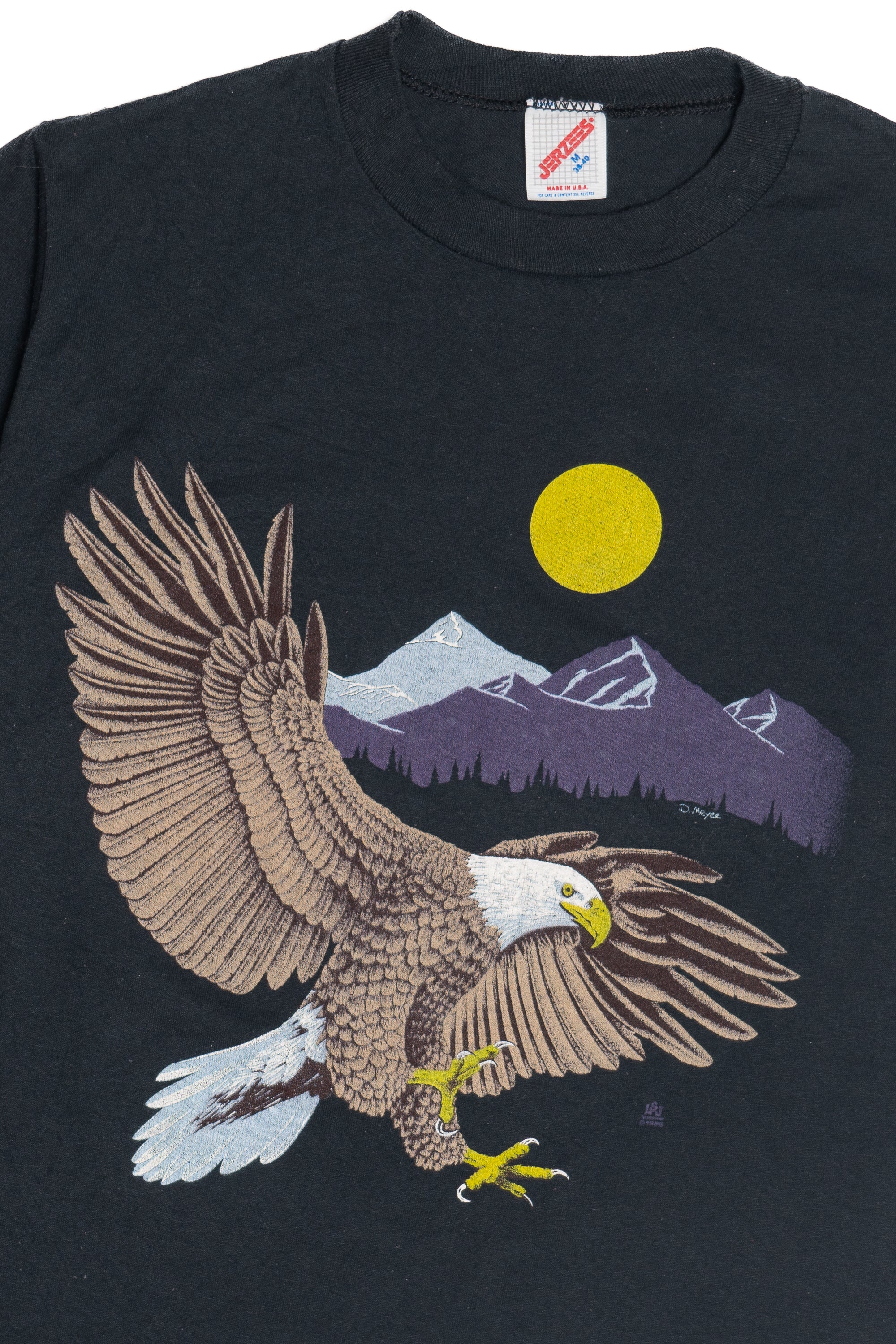 Vintage Eagle Moon Single Stitch T-Shirt (1990s)