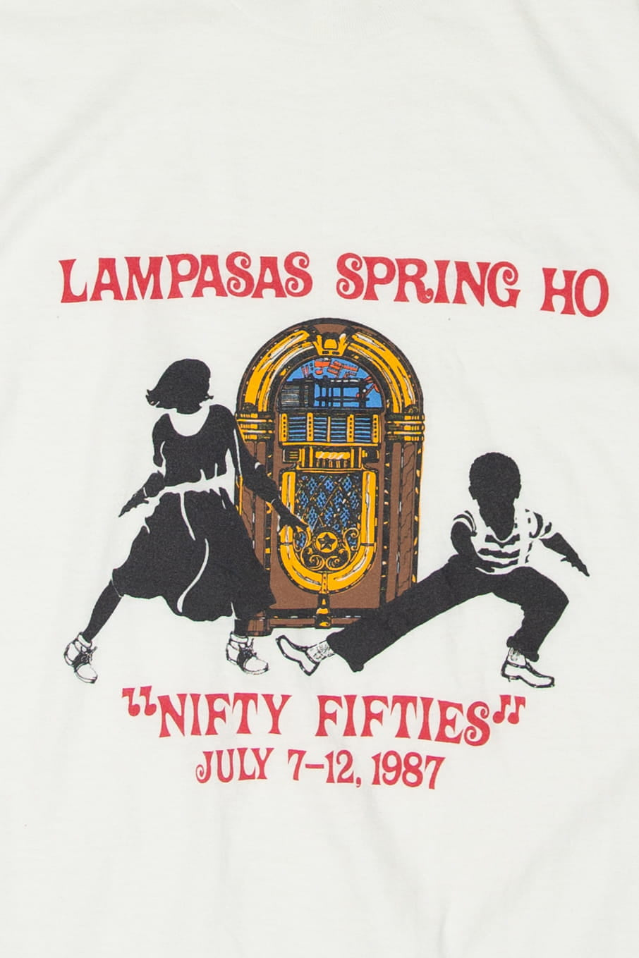 Vintage Lampas Spring Ho "Nifty-Fifties" T-Shirt (1980s)