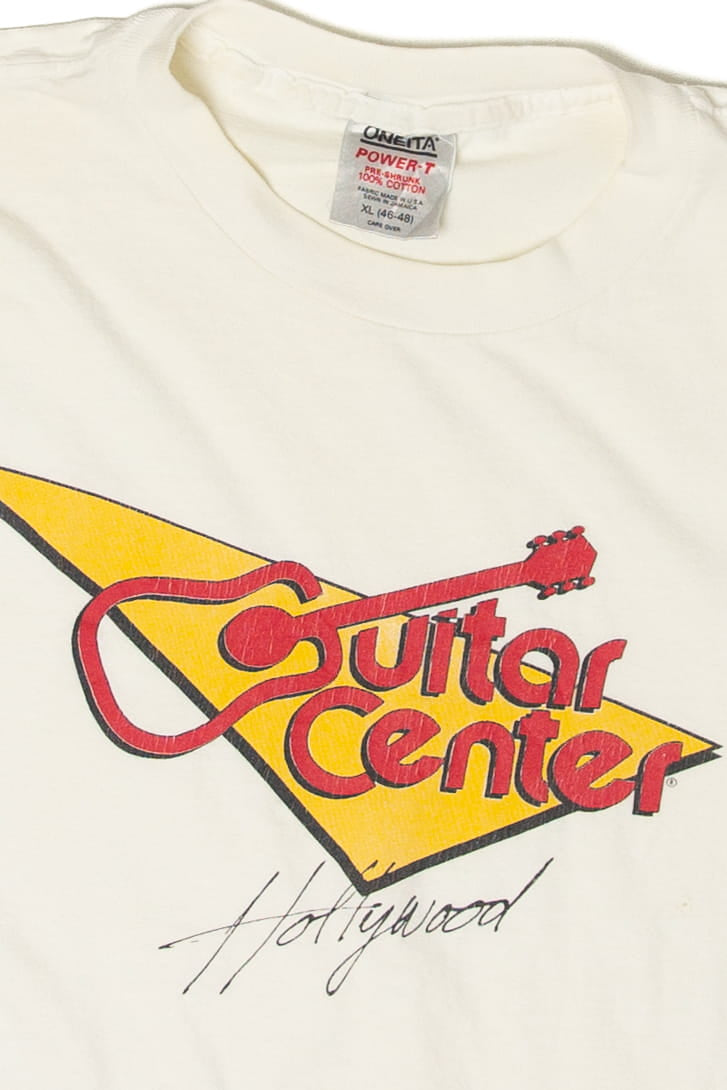 Vintage Guitar Center Hollywood T-Shirt (1990s)