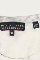 Affliction Rhinestone Tied Side Fringe Sleeveless T-Shirt