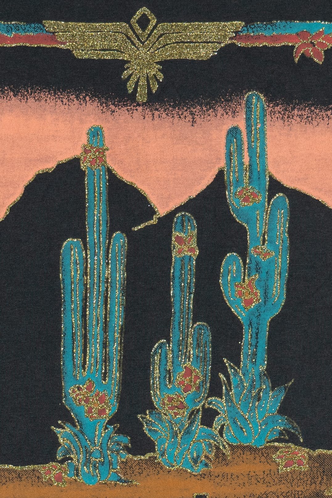 Vintage "Arizona" Desert Cactus Scene T-Shirt (1990s)
