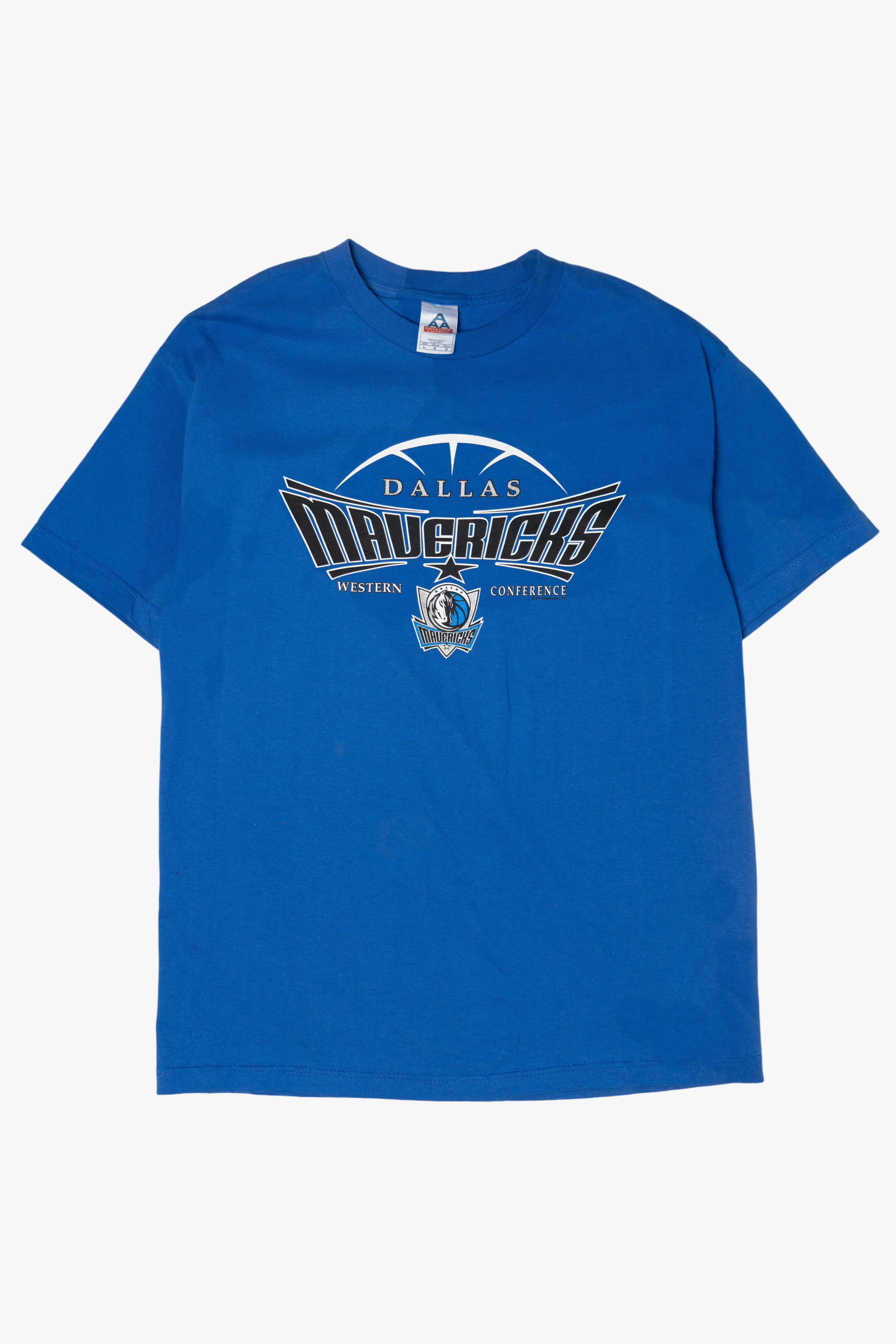Vintage Dallas Mavericks Western Conference Blue T-Shirt (2000s)