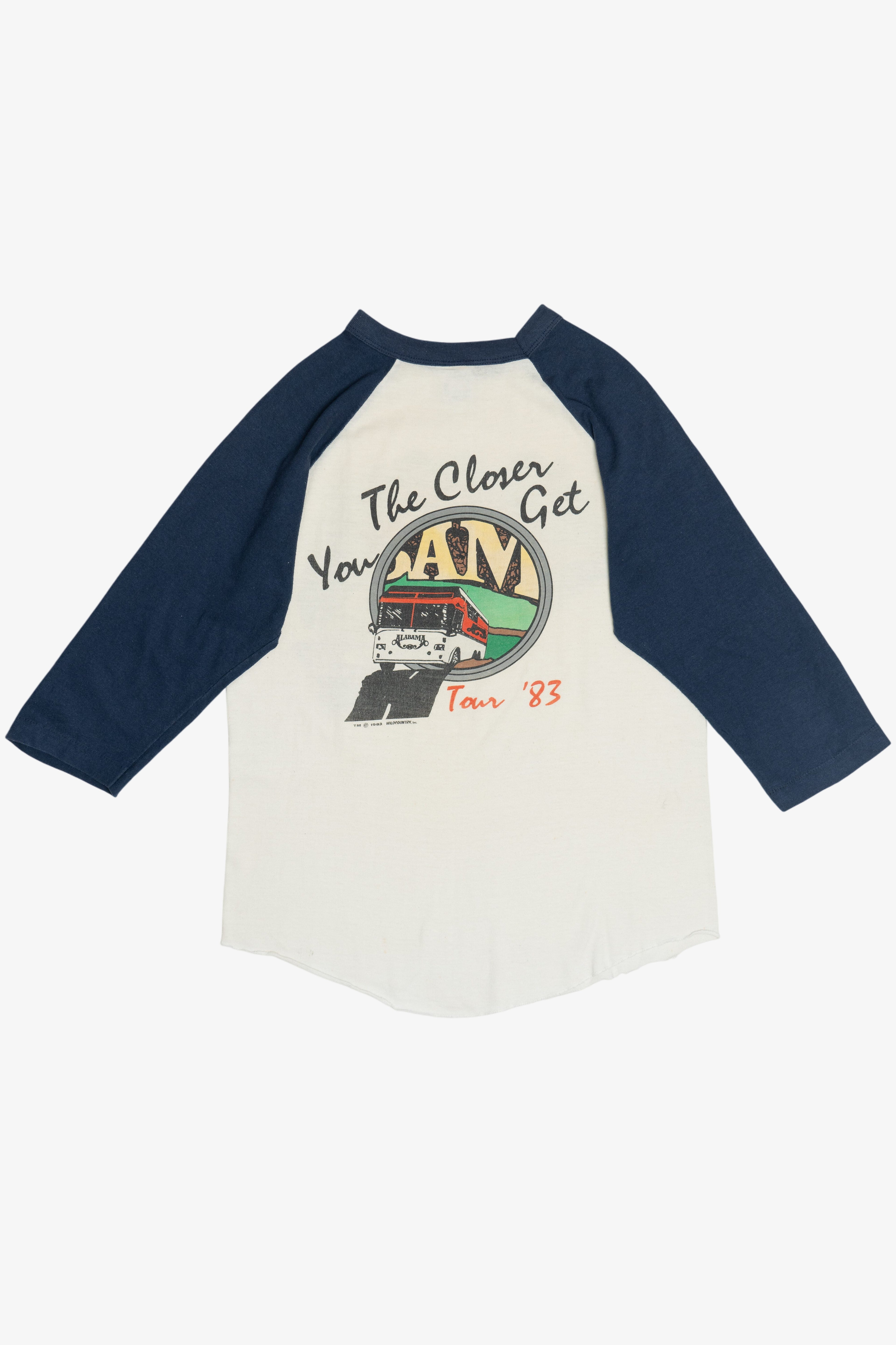 Vintage Alabama Band "The Closer You Get" Tour T-Shirt (1980s)