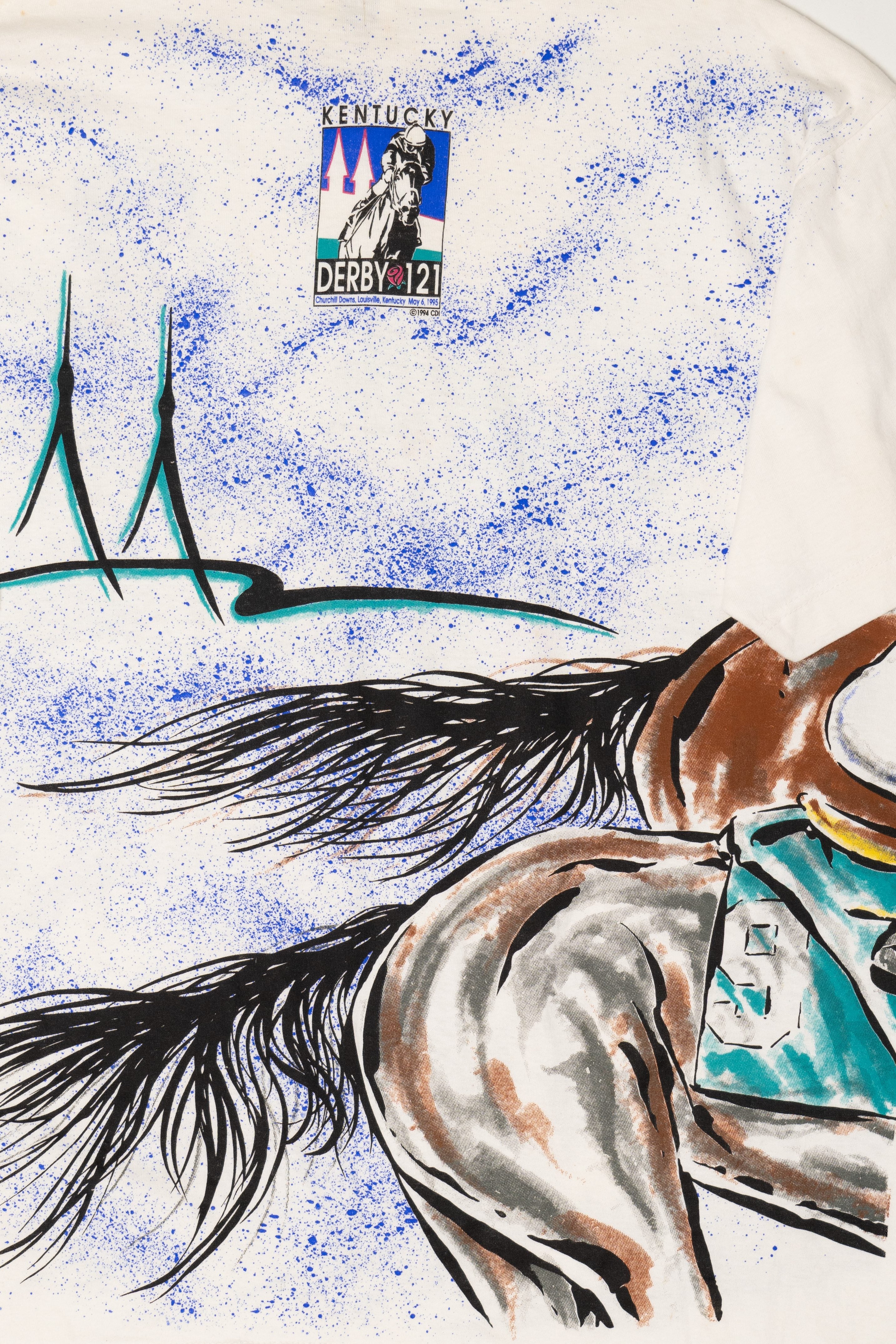 Vintage Kentucky Derby 121 T-Shirt (1990s)