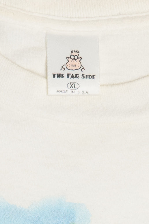 Vintage The Far Side Comic "How Birds See The World" T-Shirt (1990s)