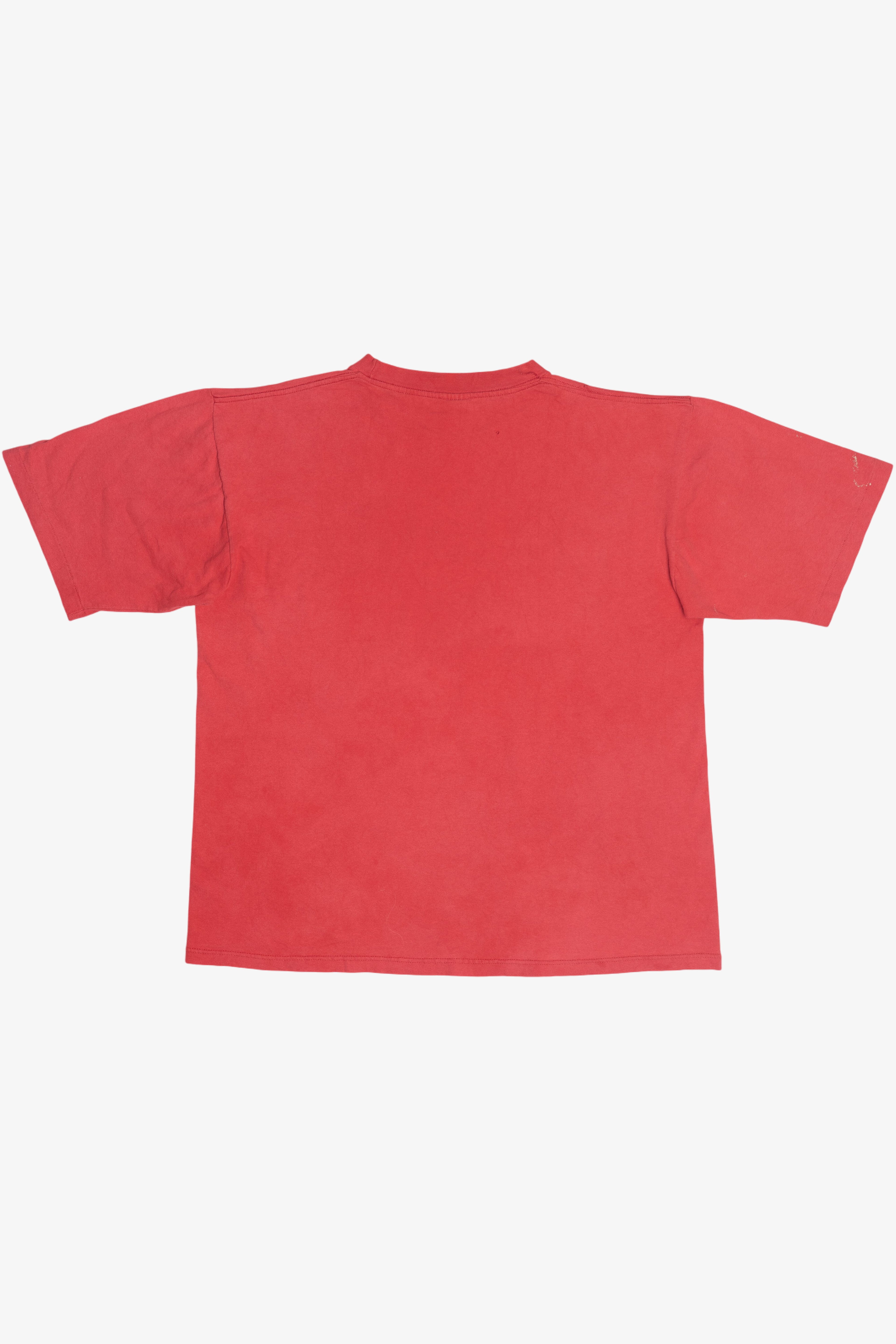 Vintage Distressed "Georgia Bulldogs" Mascot Single Stitch T-Shirt (1990s)