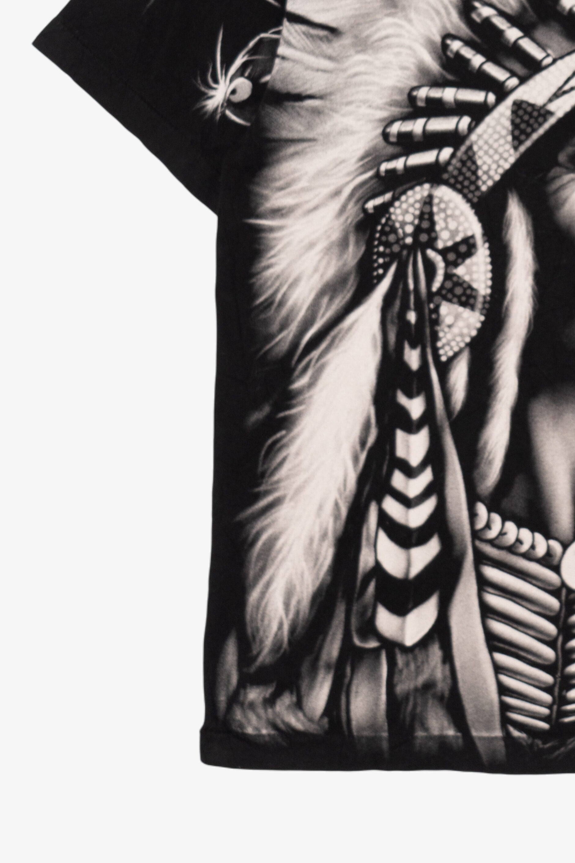 Vintage Native American Chief All Over Print Single Stitch T-Shirt (1990s)