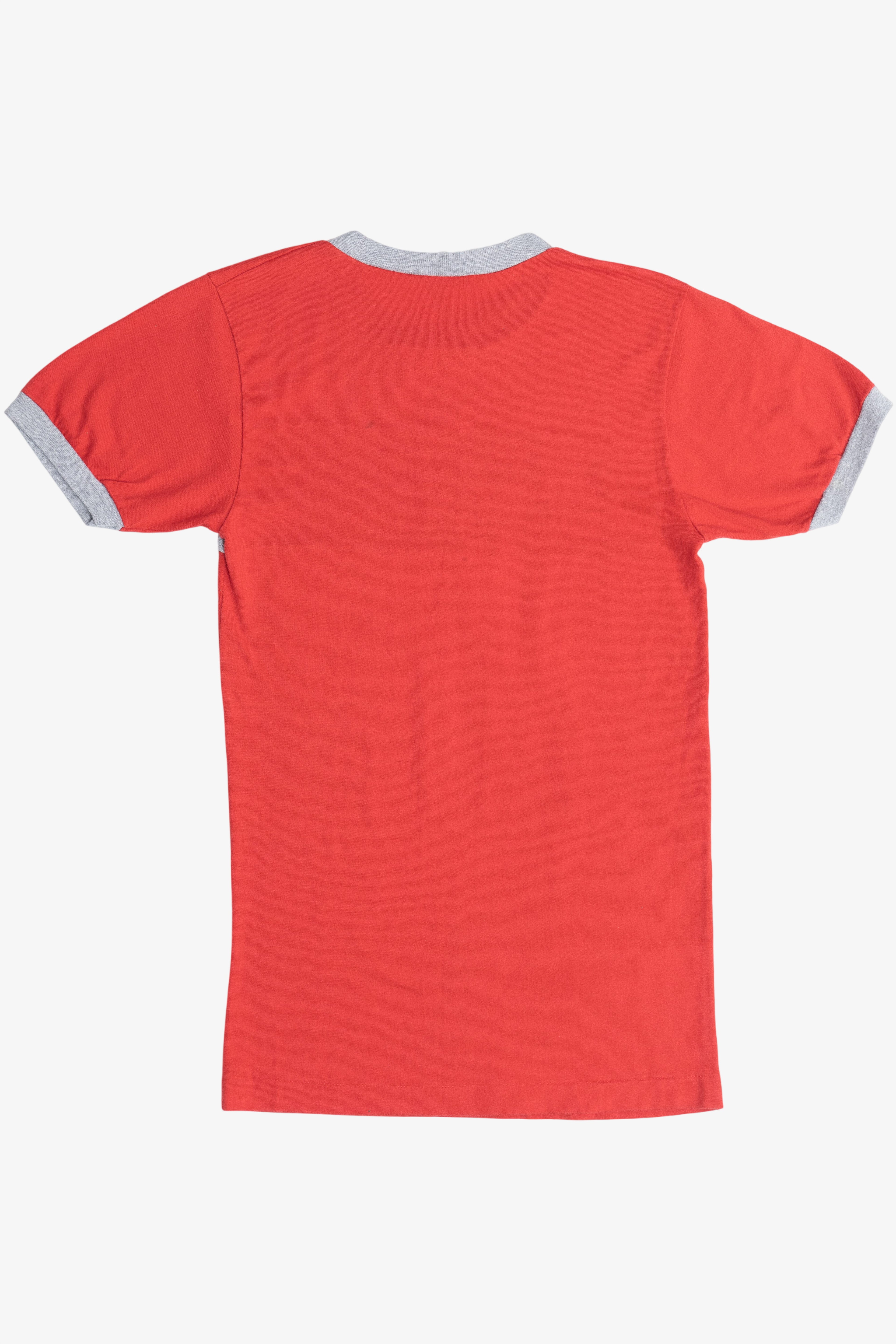 Vintage "Lake" Running Champion Ringer T-Shirt (1980s)