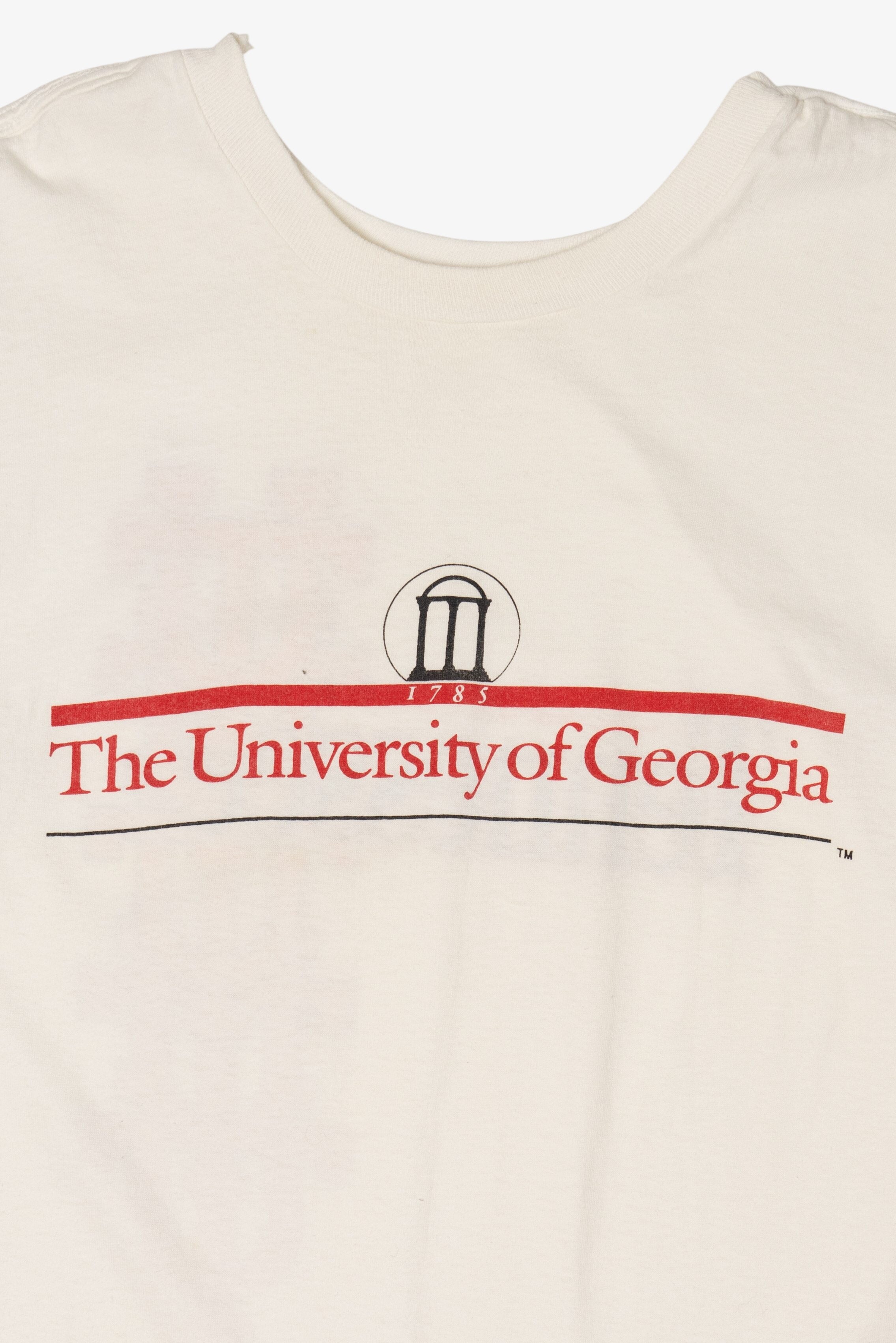 Vintage University Of Tennessee VS. University of Georgia Single Stitch T-Shirt (1990s)