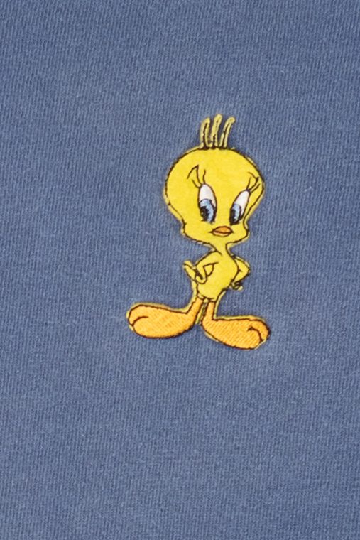 Vintage Looney Tunes Tweety Bird Patch Single Stitch T-Shirt (1990s)