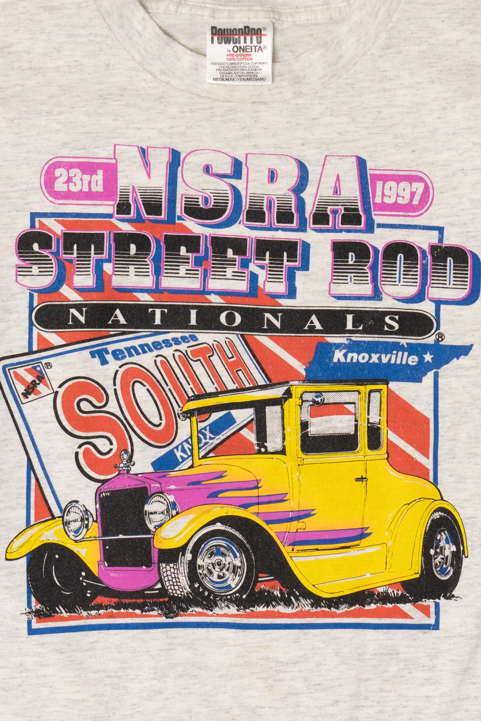 Vintage National Street Rod Nationals 1997 Single Stitch T-Shirt (1990s)