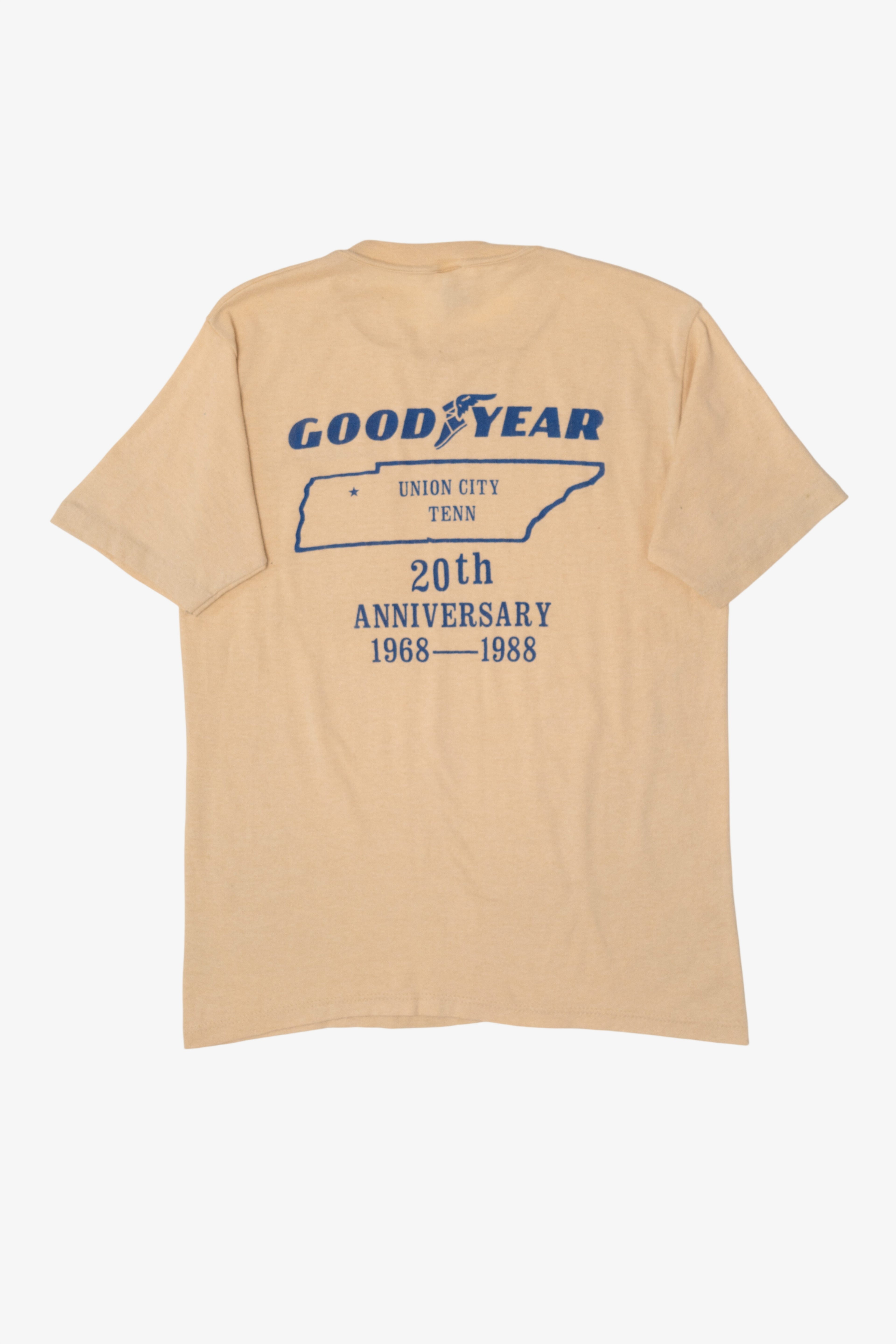 Vintage Good Year 20th Anniversary Pocket Single Stitch T-Shirt (1980s)