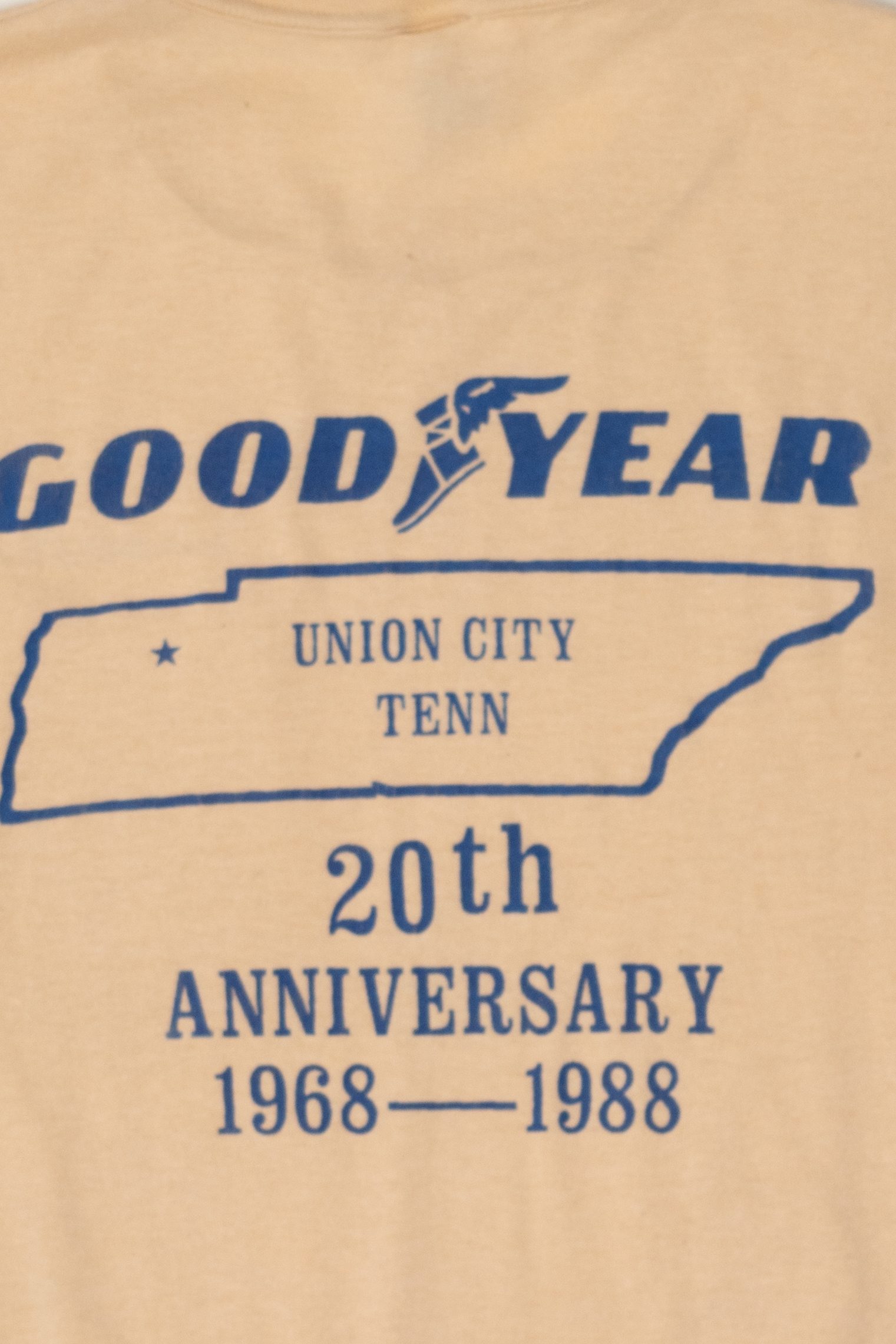 Vintage Good Year 20th Anniversary Pocket Single Stitch T-Shirt (1980s)