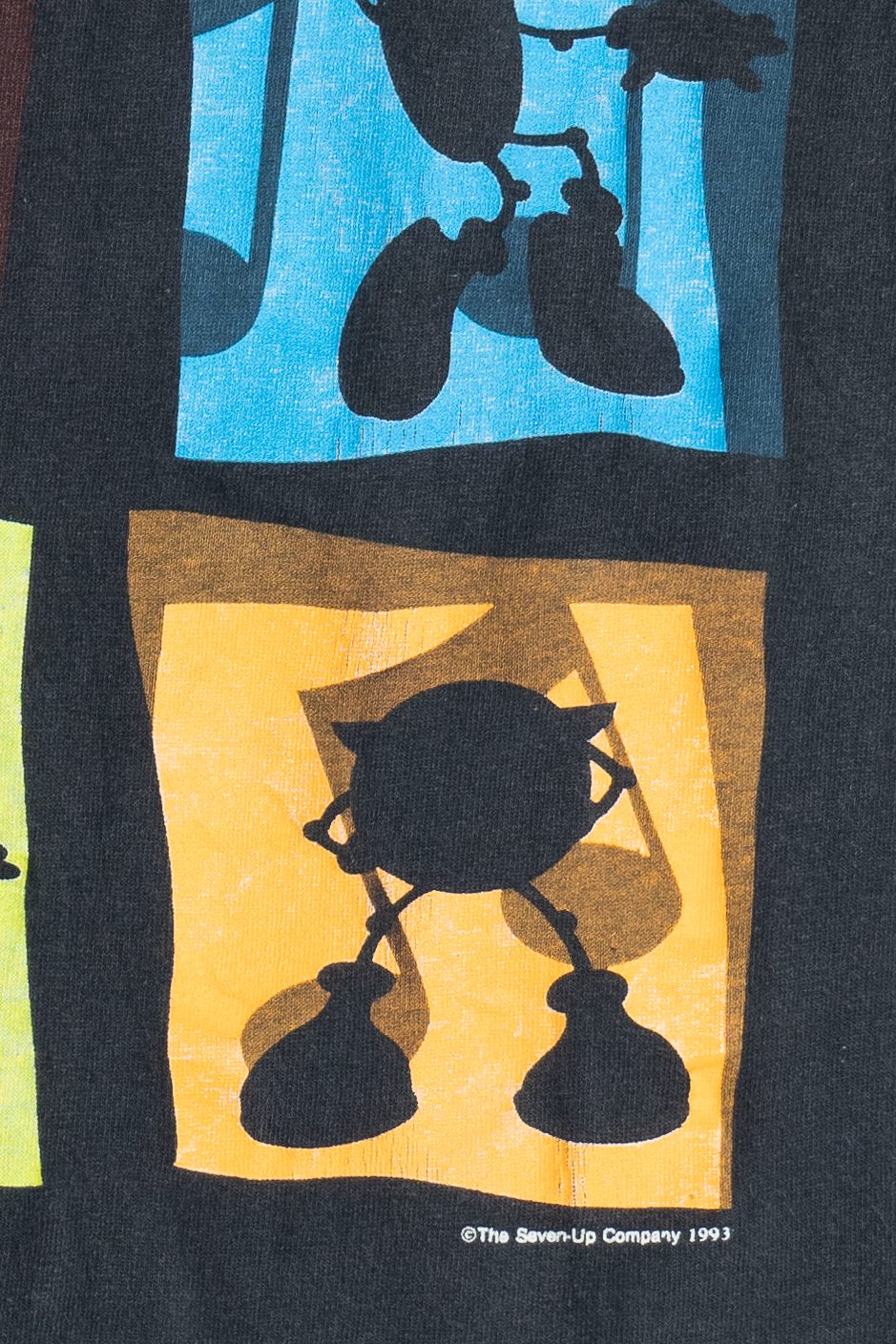Vintage 7-Up Cool Spot Pop Star Mascot T-Shirt (1990s)
