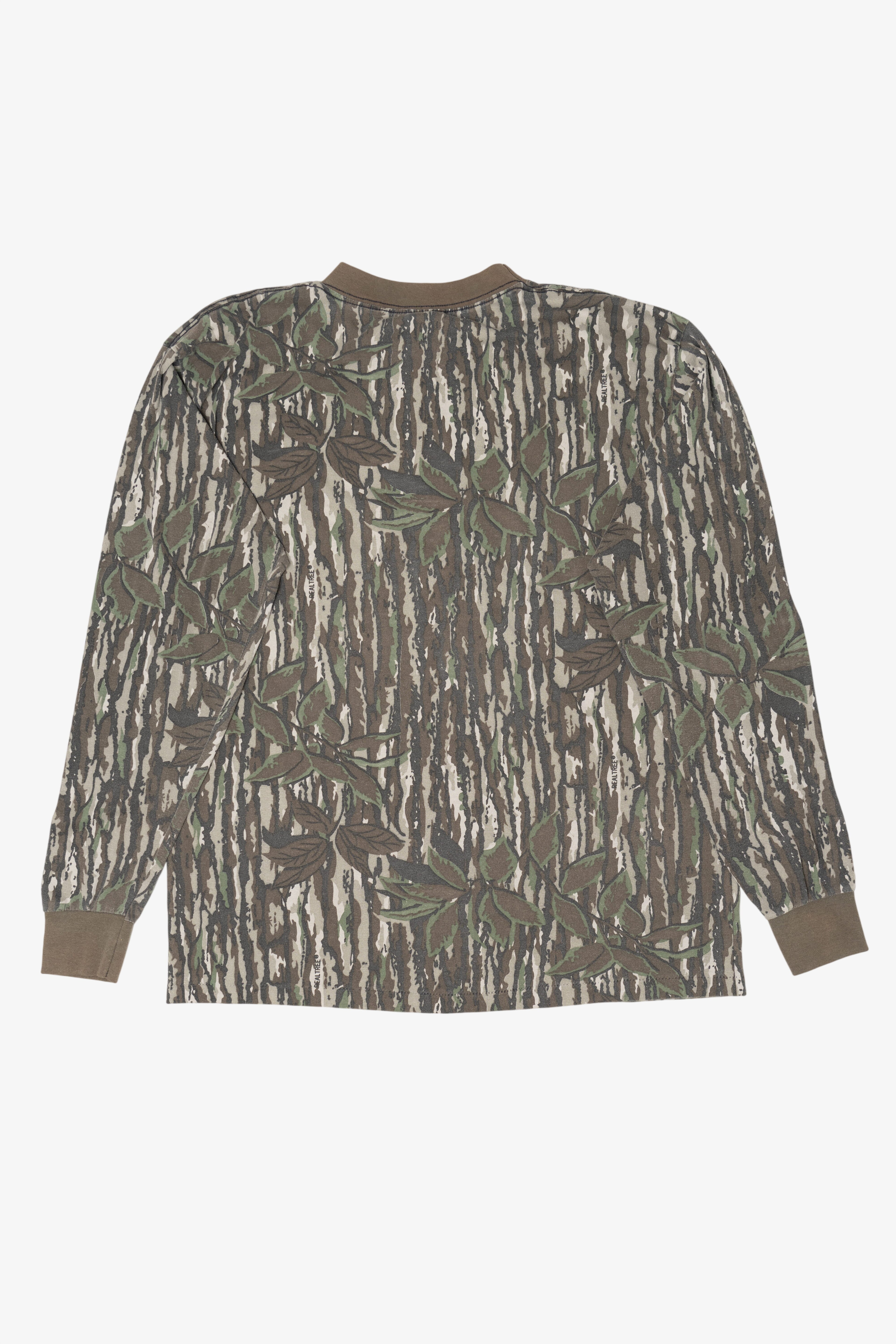 Vintage Camouflage Red Head Long Sleeve T-Shirt (1990s)