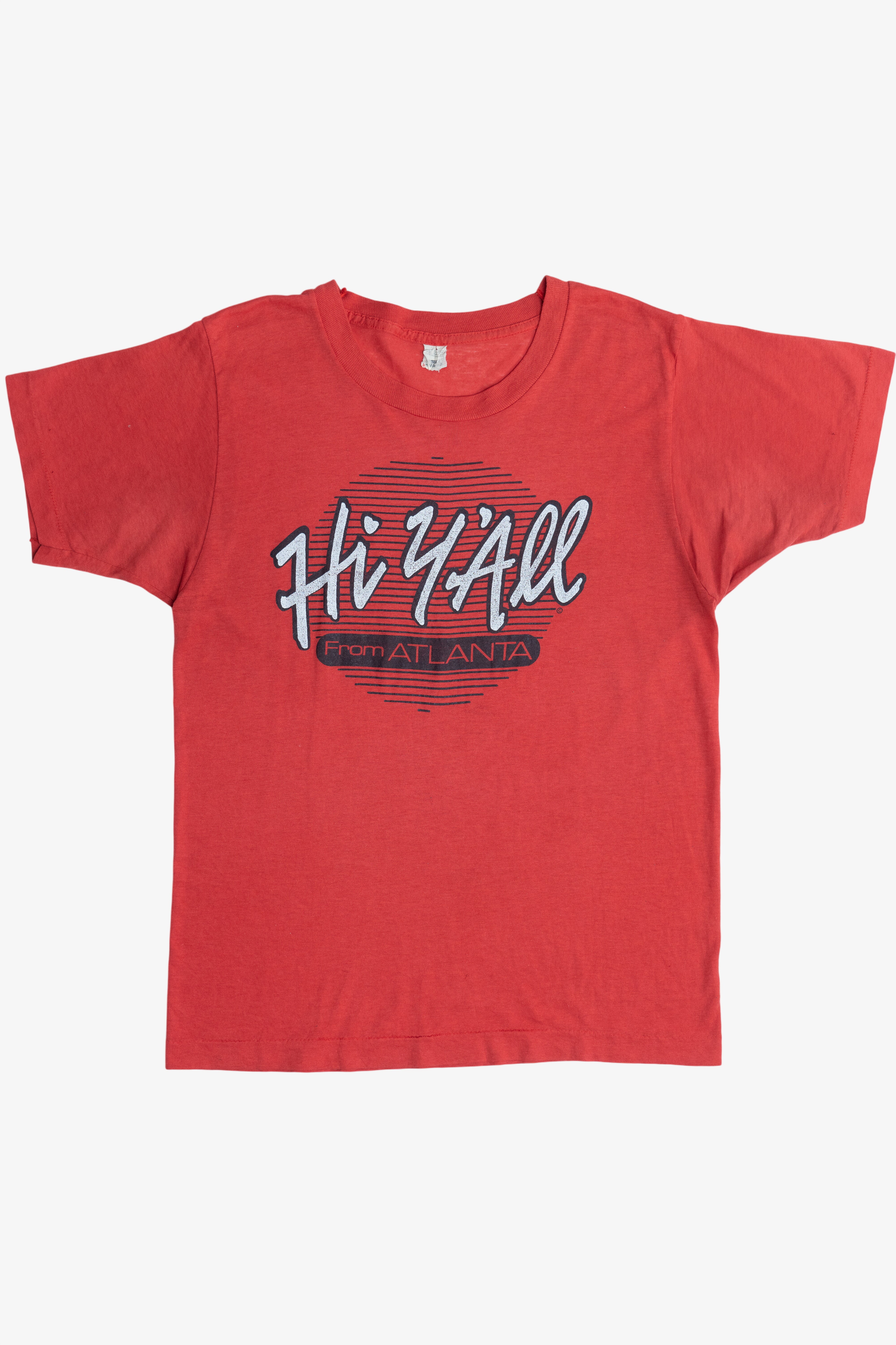 Vintage "Hi Y'all From Atlanta" Screen Stars T-Shirt (1980s)