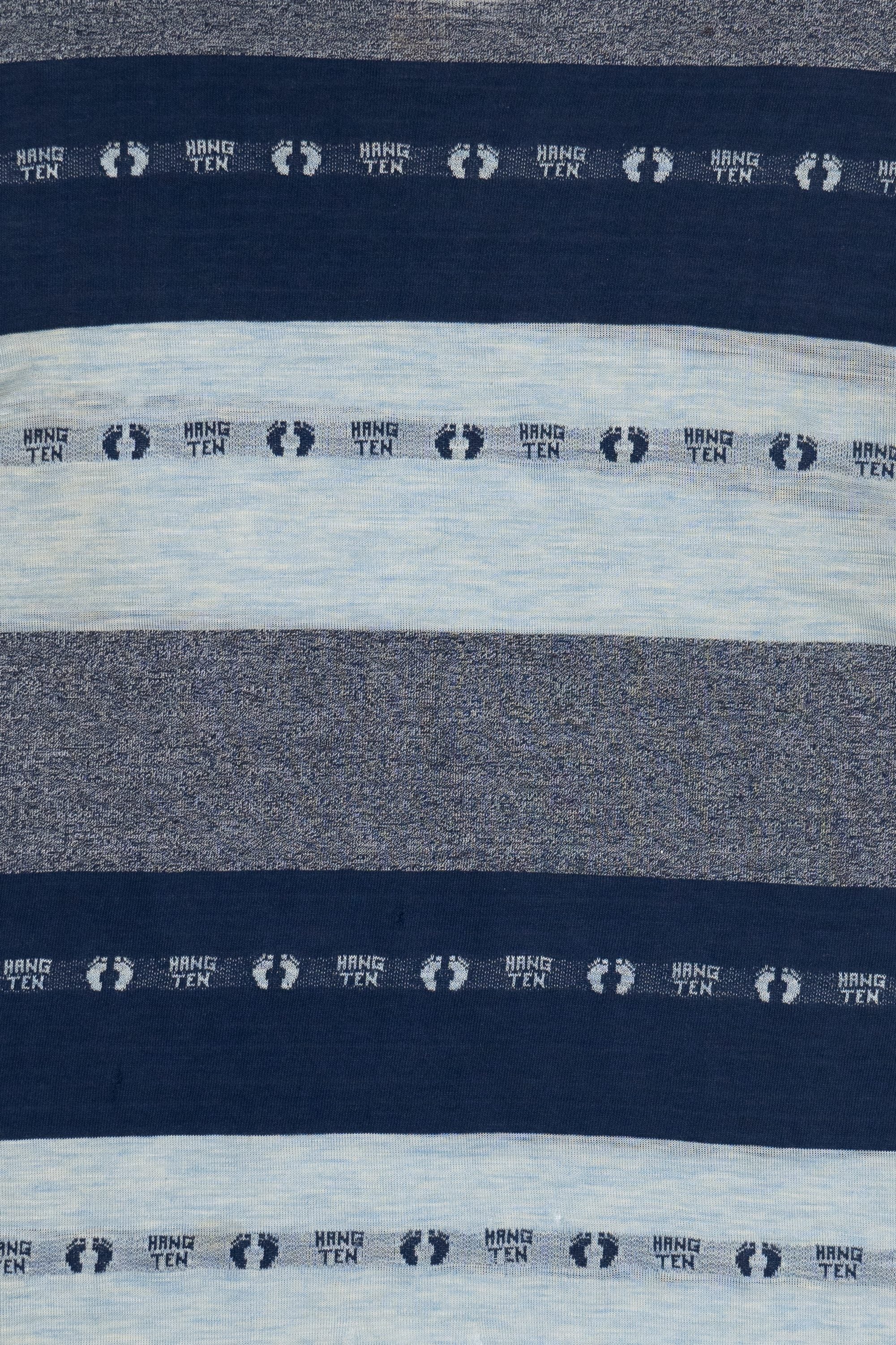 Vintage Hang Ten Surf Skate Paper Thin Striped T-Shirt (1970s)