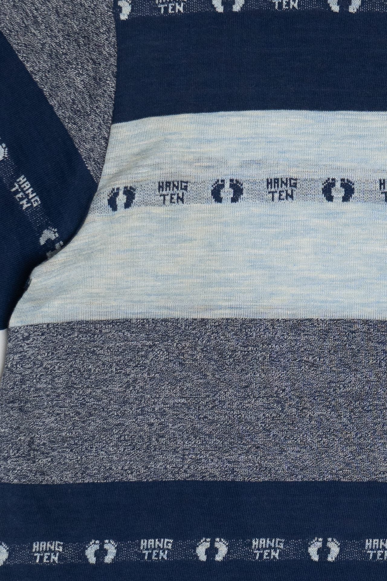 Vintage Hang Ten Surf Skate Paper Thin Striped T-Shirt (1970s)