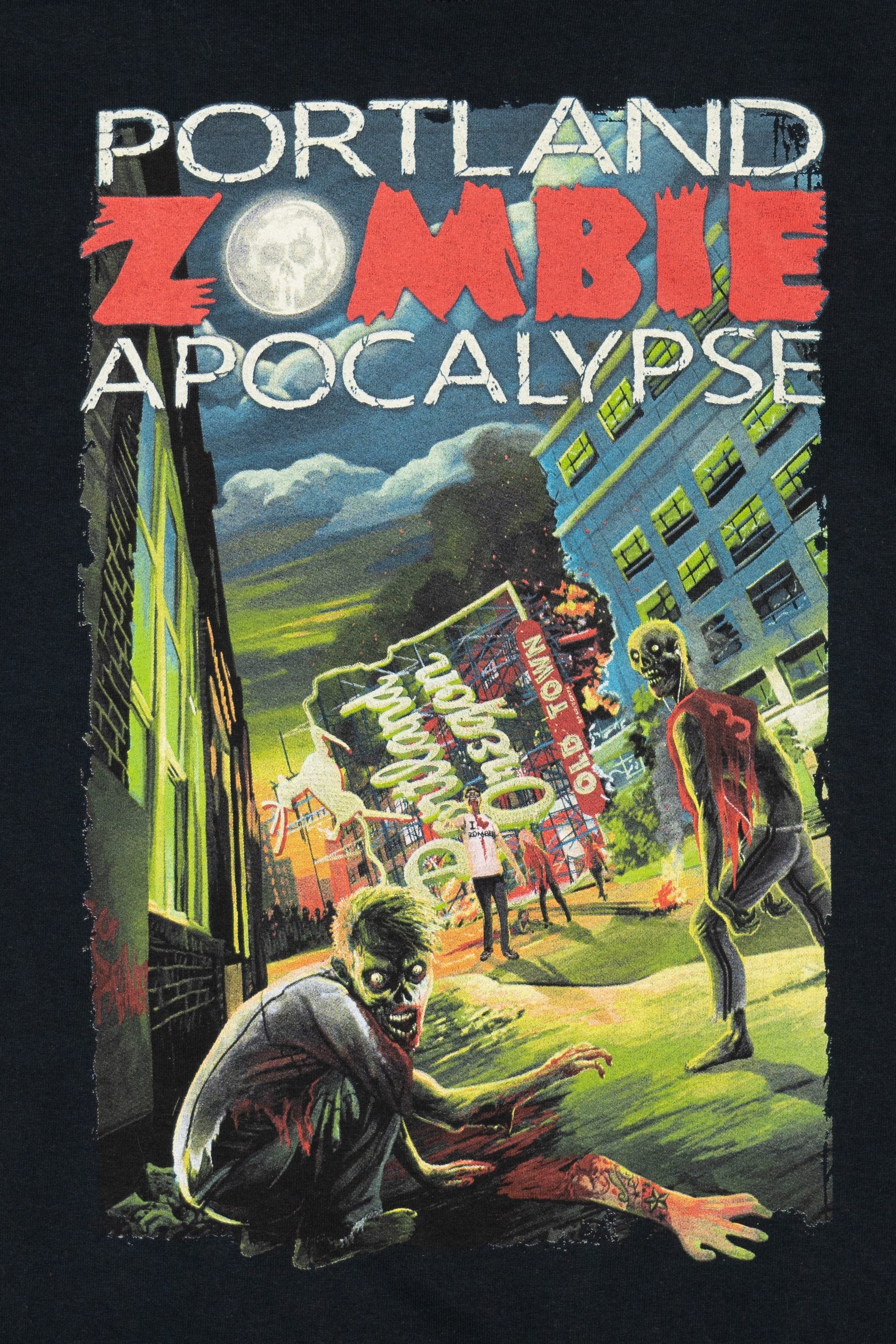 Portland Zombie Apocalypse T-Shirt (2010s)