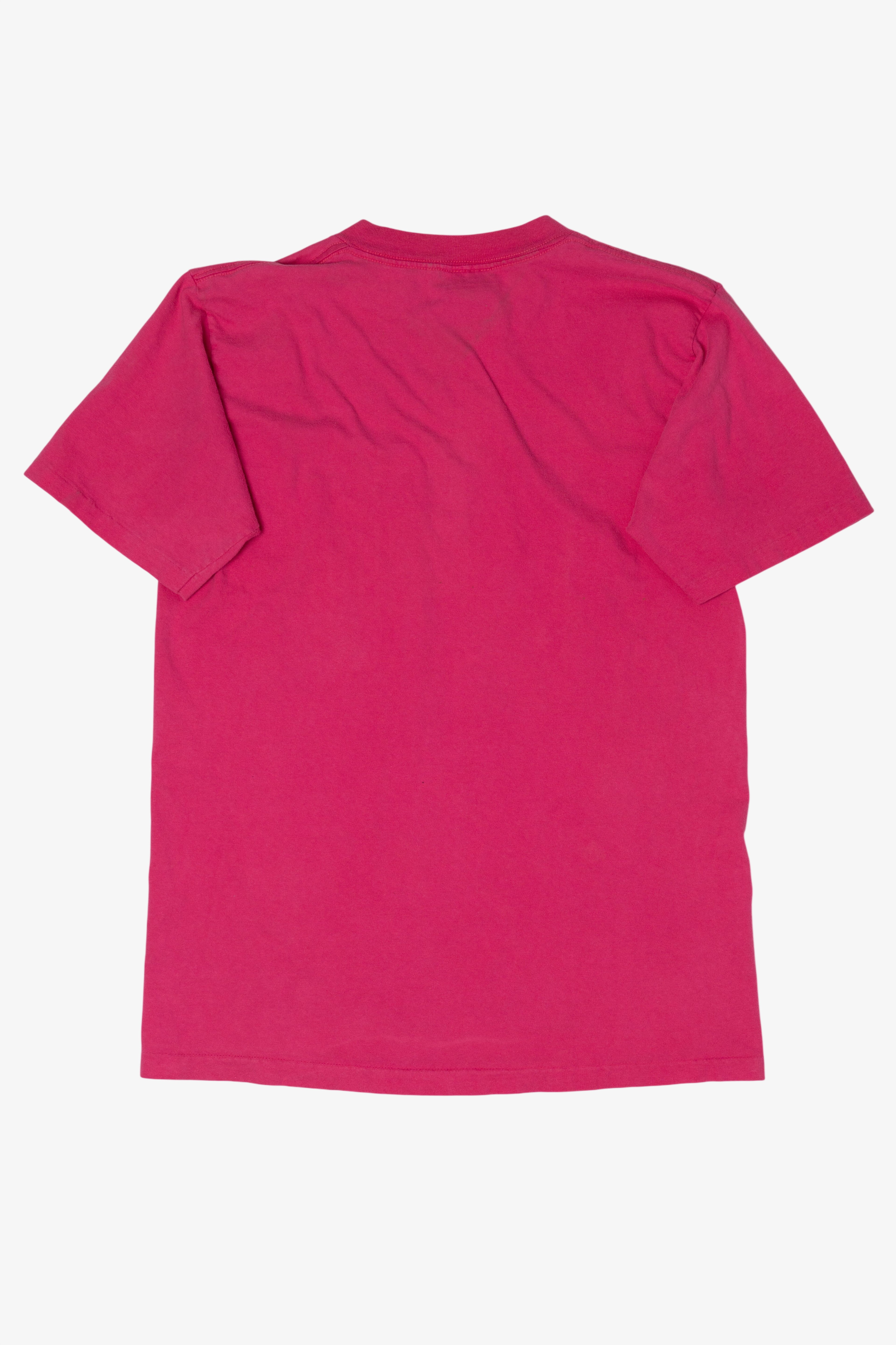 Vintage Pink Florida Embossed Sailboat Single Stitch T-Shirt (1990s)