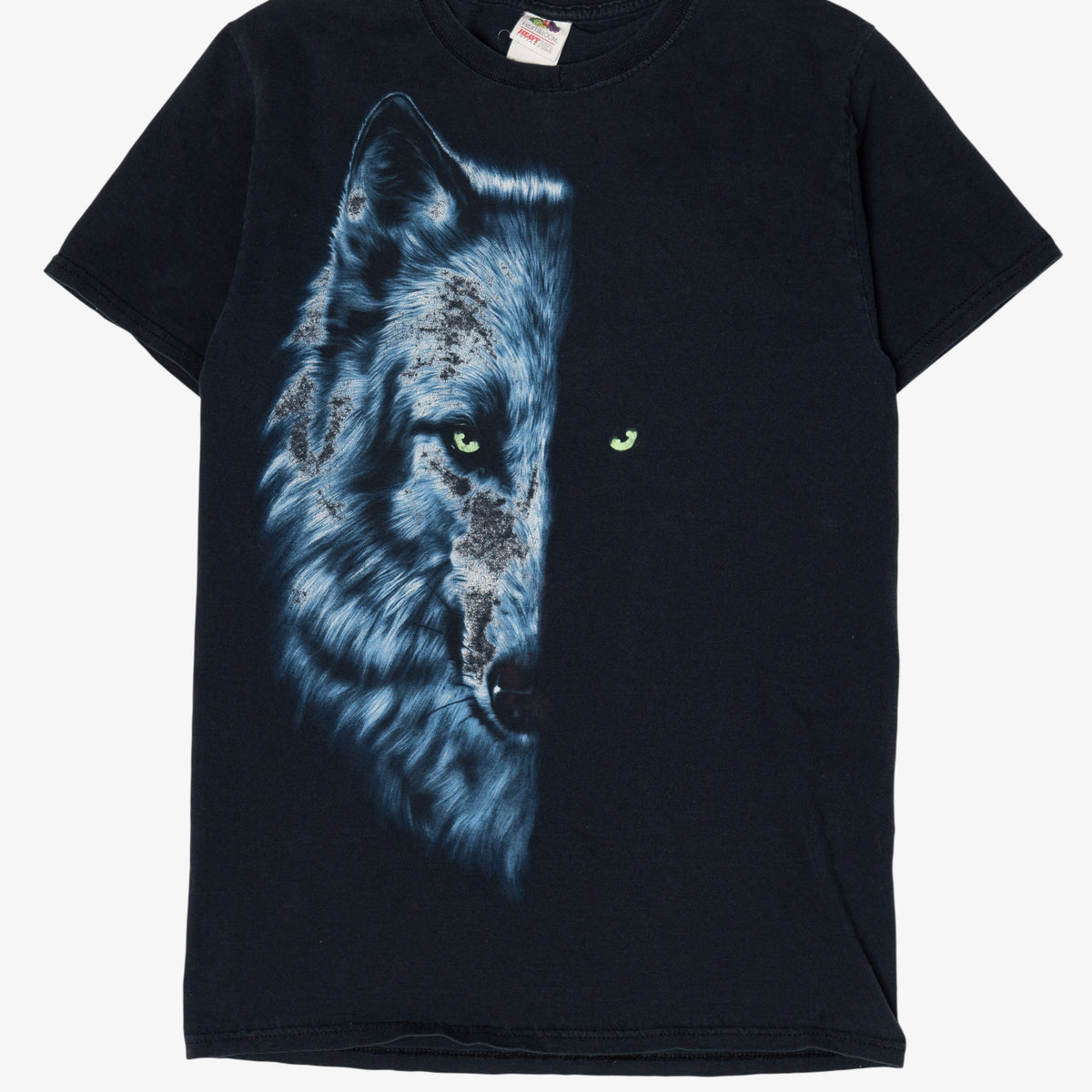Wolf Face Half Shrouded T-Shirt (2000s) – Ragstock