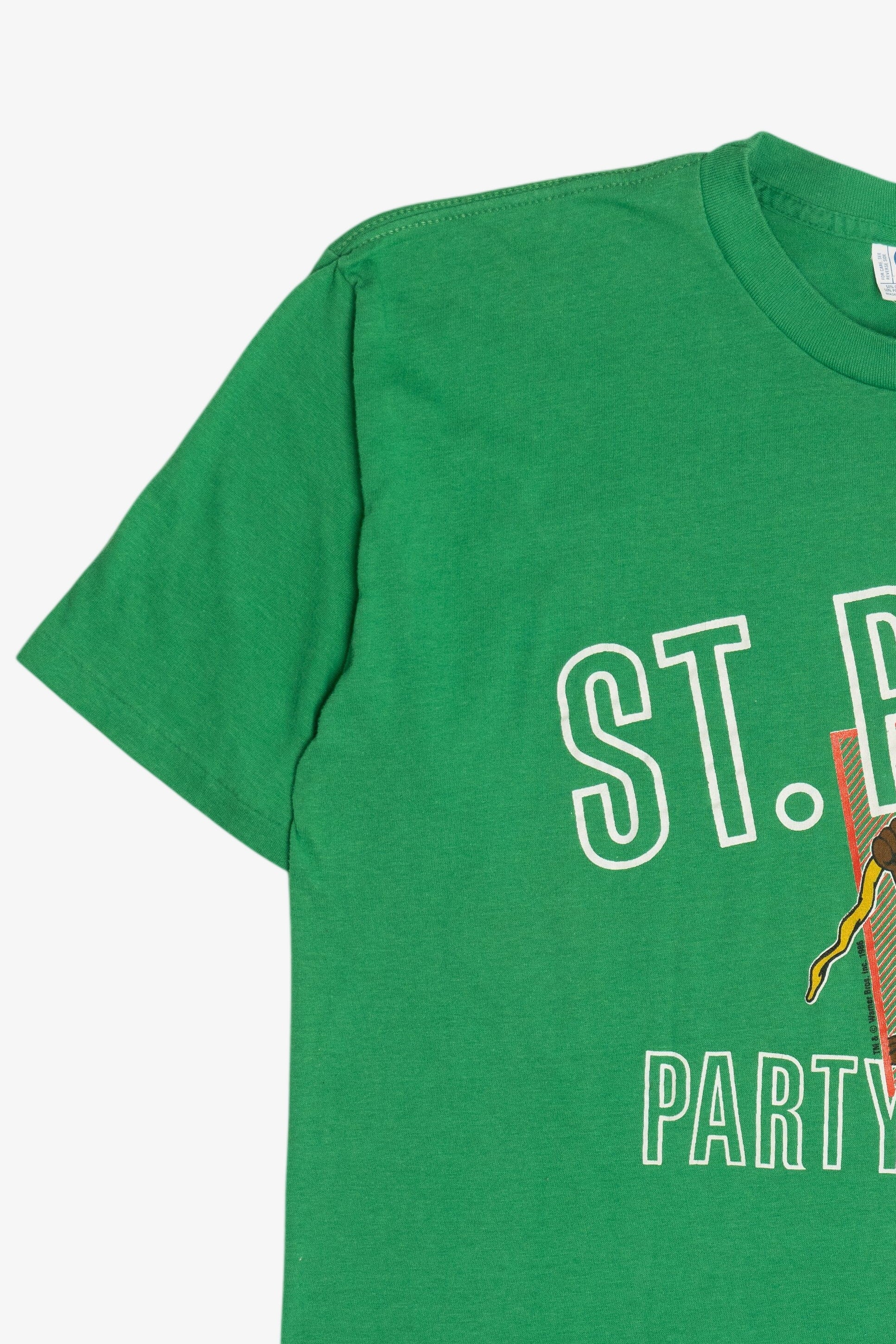 Vintage Taz "St. Pat's Party Animal" Looney Tunes Single Stitch T-Shirt (1990s)