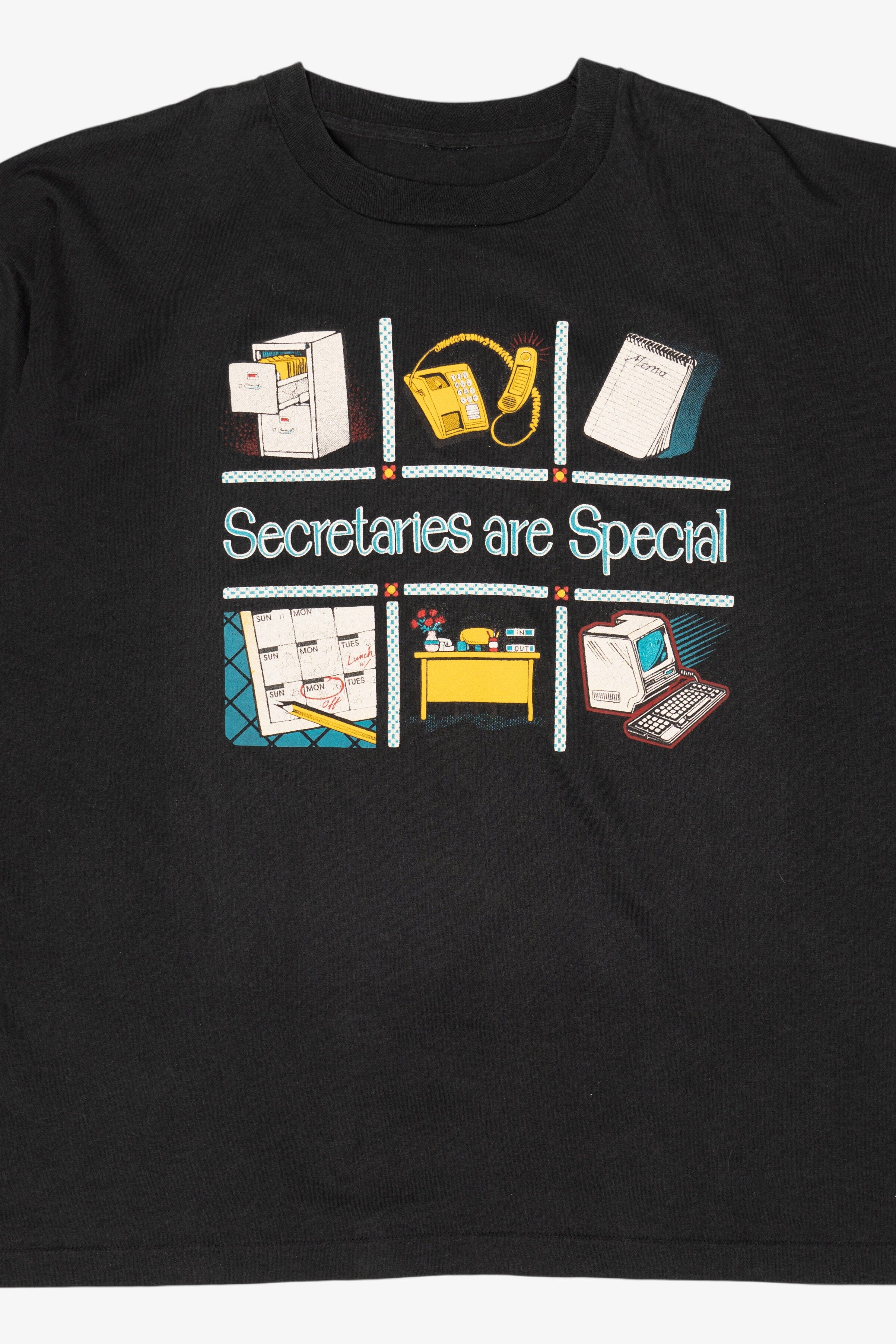 Vintage "Secretaries Are Special" Single Stitch T-Shirt (1990s)