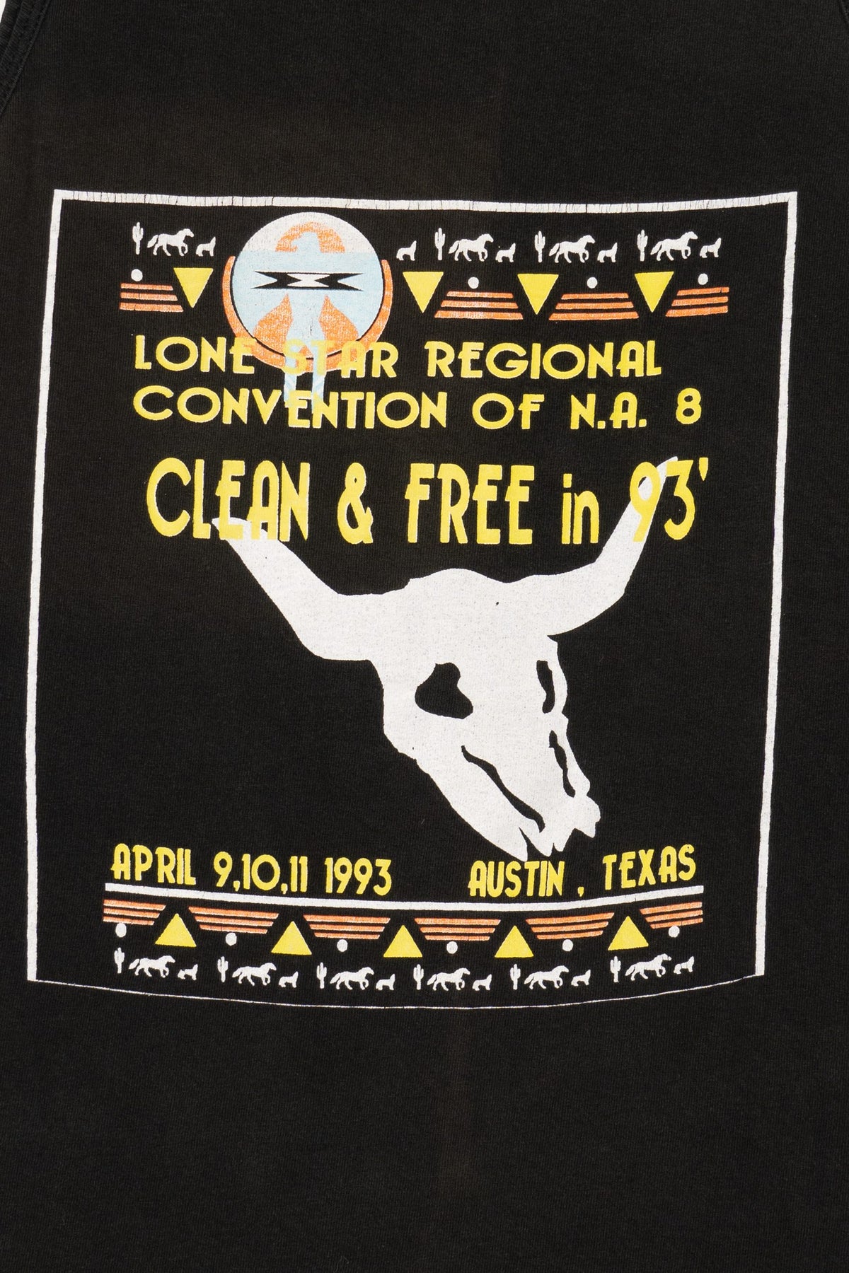 Vintage Lone Star Regional Convention Of N.A. 8 1993 Sleeveless T-Shirt (1990s)
