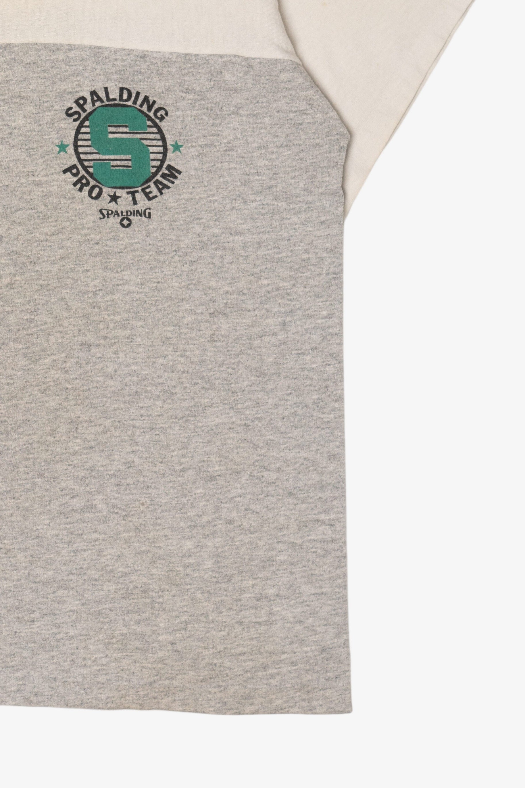 Vintage Gray Spalding Pro Team Single Stitch T-Shirt (1990s)