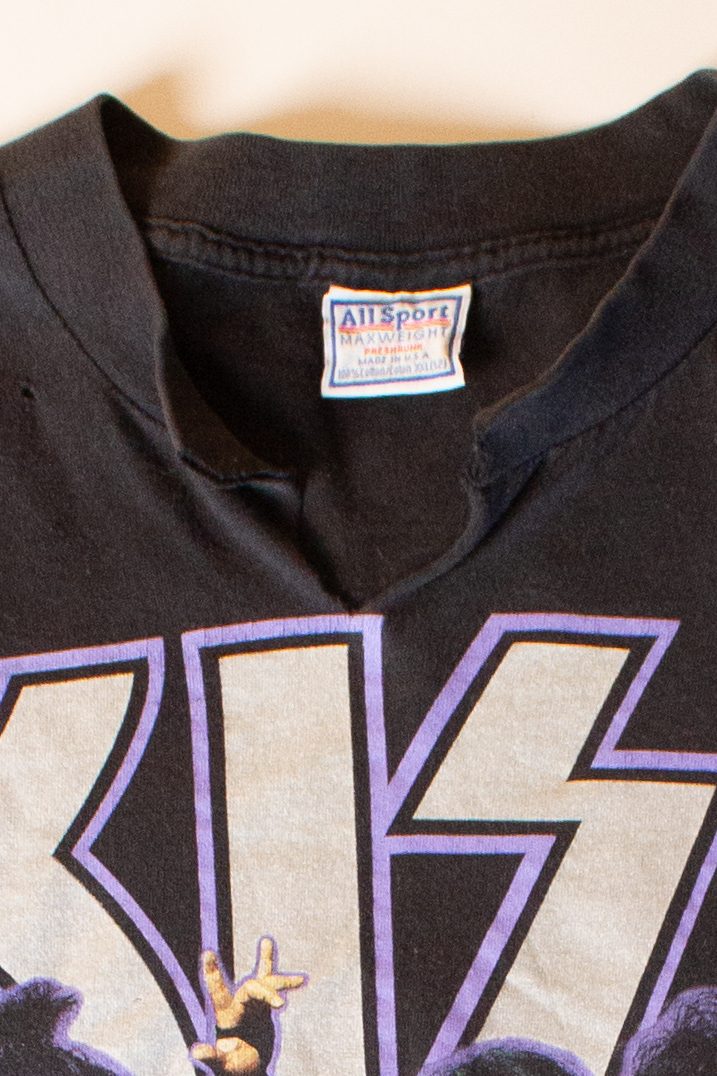 Vintage Distressed KISS 25th Anniversary T-Shirt (1990s)